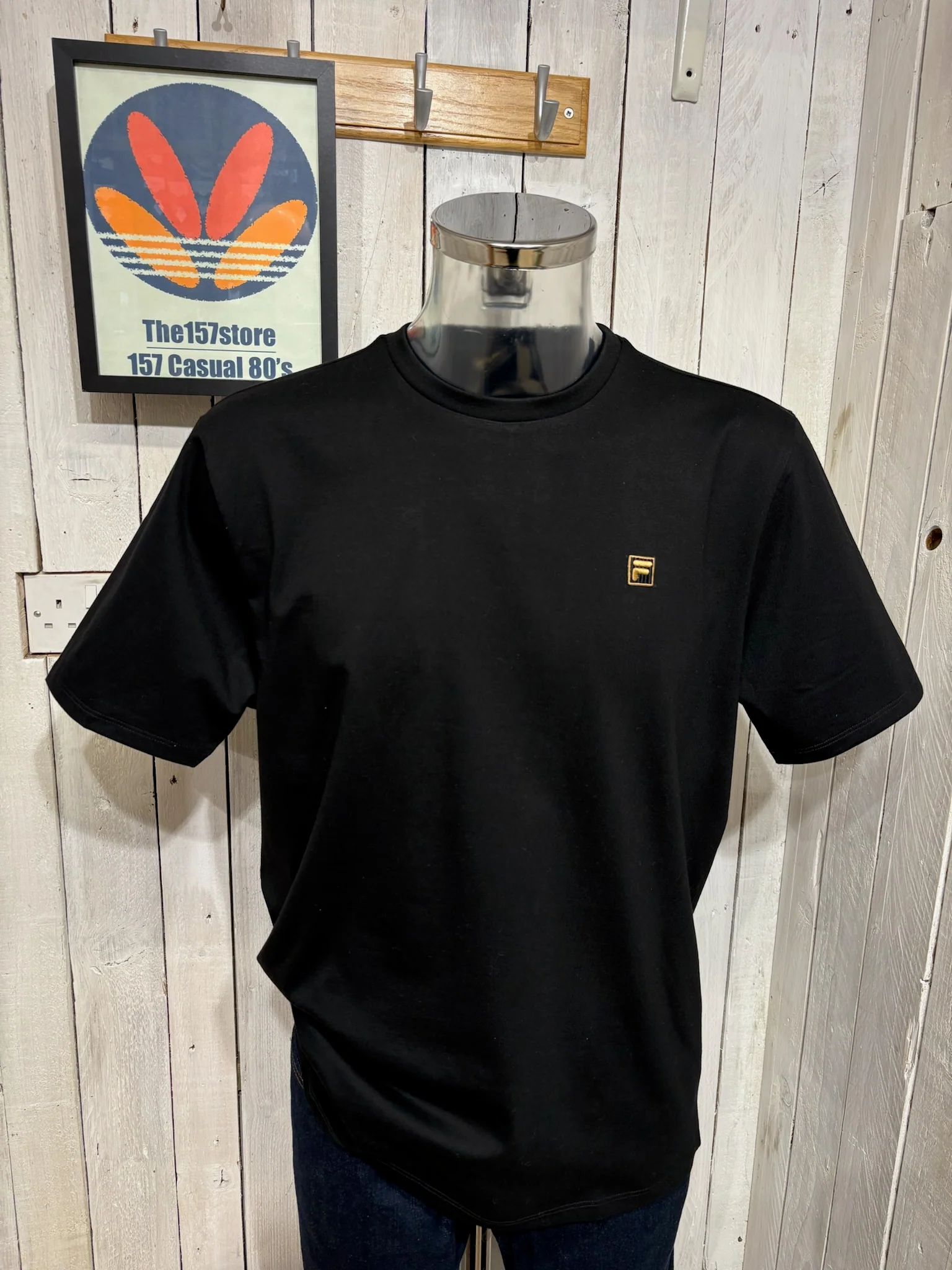 Fila Vintage Gold Label Tee - YAXLEY - Black