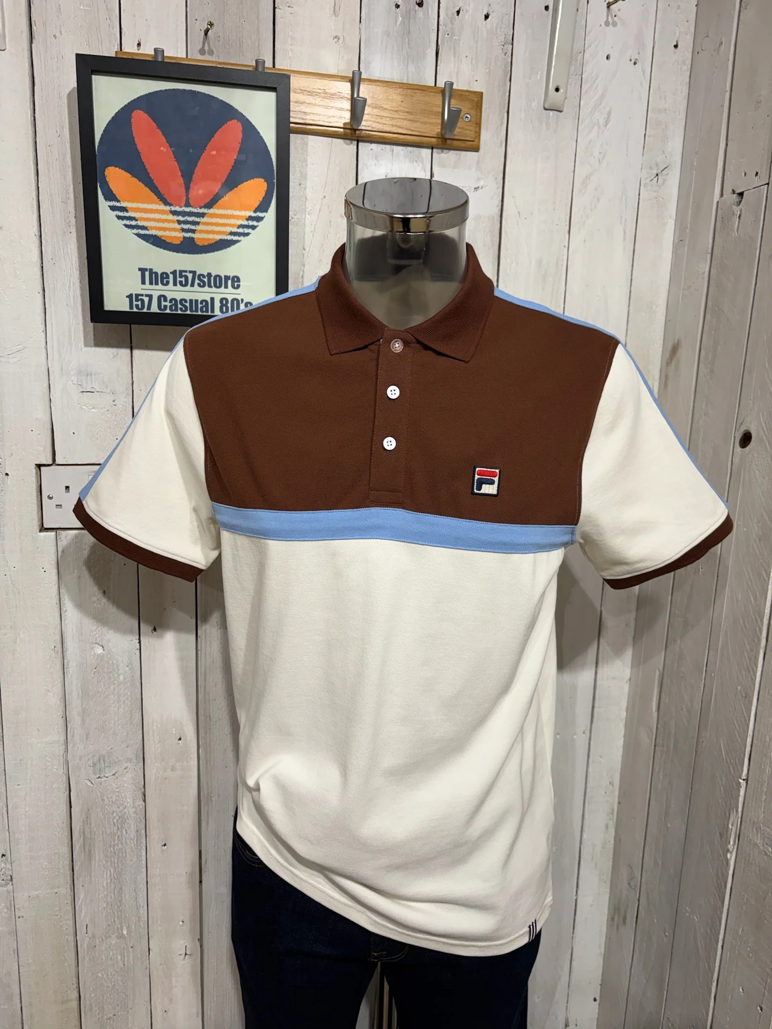 Fila Vintage Mattia Polo - Gardenia / Cappuccino / Frozen Fjord