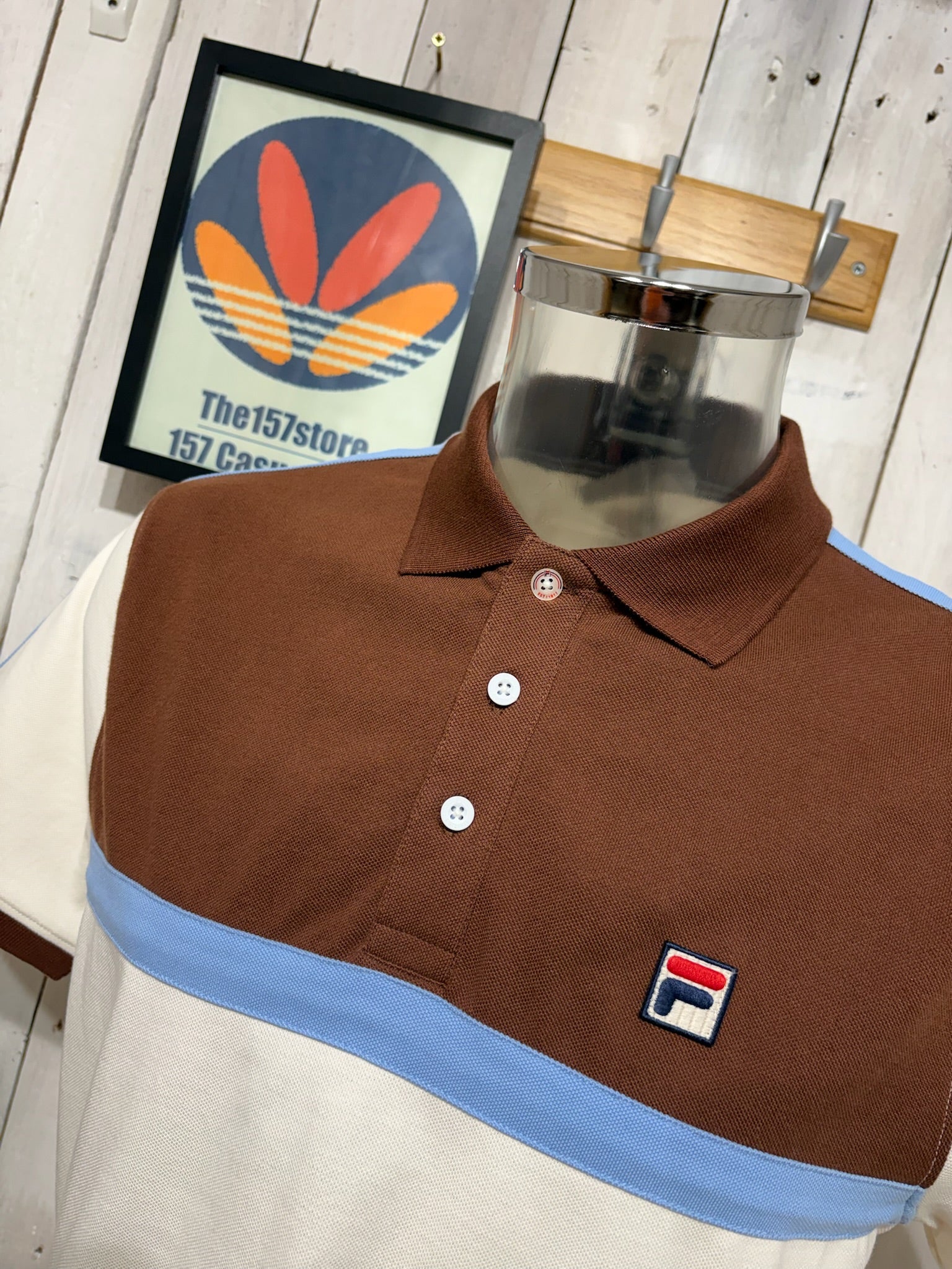 Fila Vintage Mattia Polo - Gardenia / Cappuccino / Frozen Fjord - Image 2