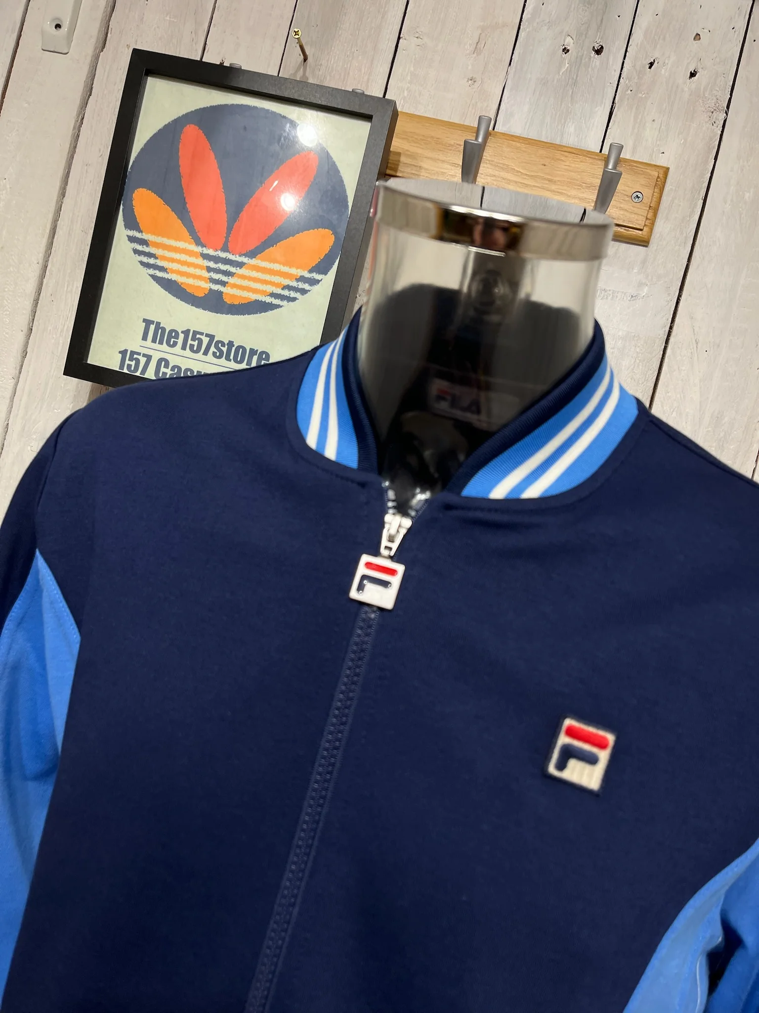 Fila Vintage Settanta Track Top - Fila Navy Regatta - Image 2