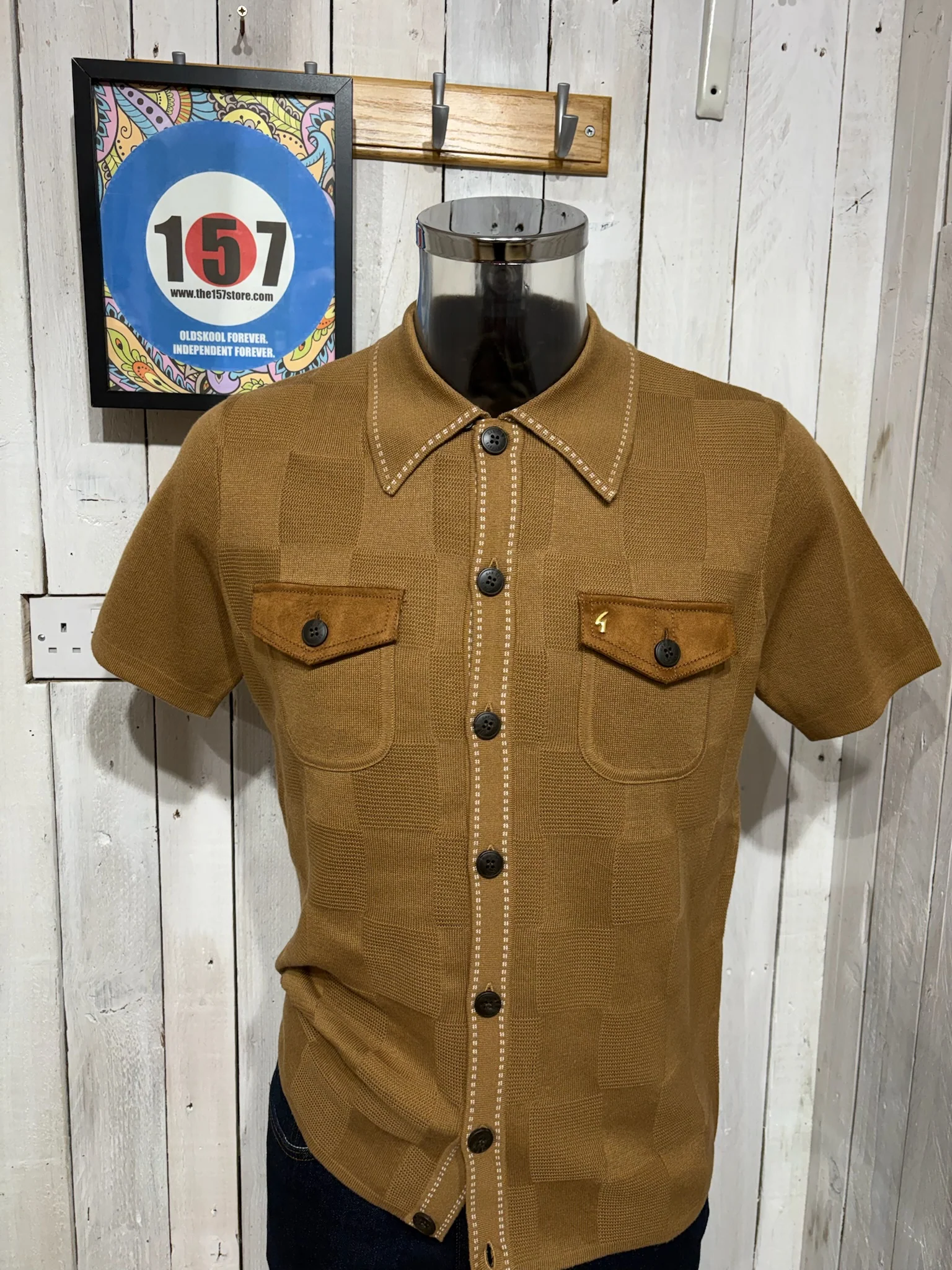 Gabicci '100 Club' Buckler Knit - Nutmeg ( 157 EXCLUSIVE )