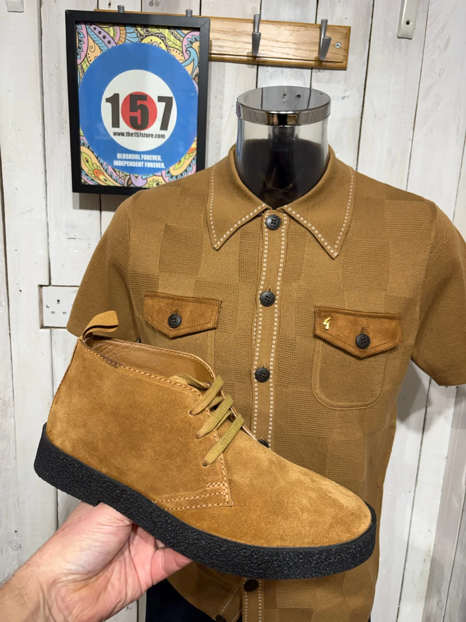 Gabicci '100 Club' Buckler Knit - Nutmeg ( 157 EXCLUSIVE ) - Image 7