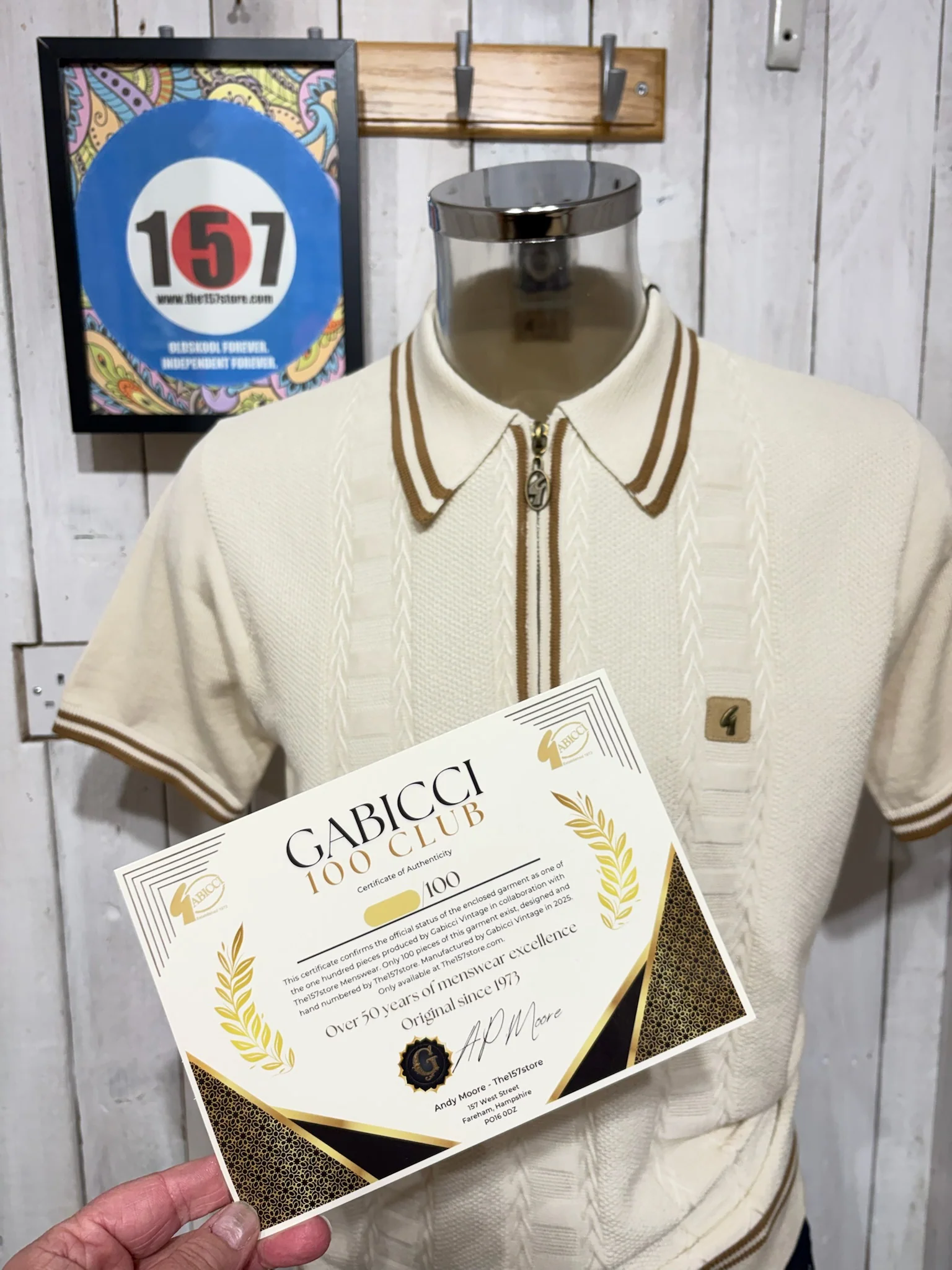 Gabicci '100 Club' Pausini Knit - Cream ( 157 EXCLUSIVE ) - Image 2