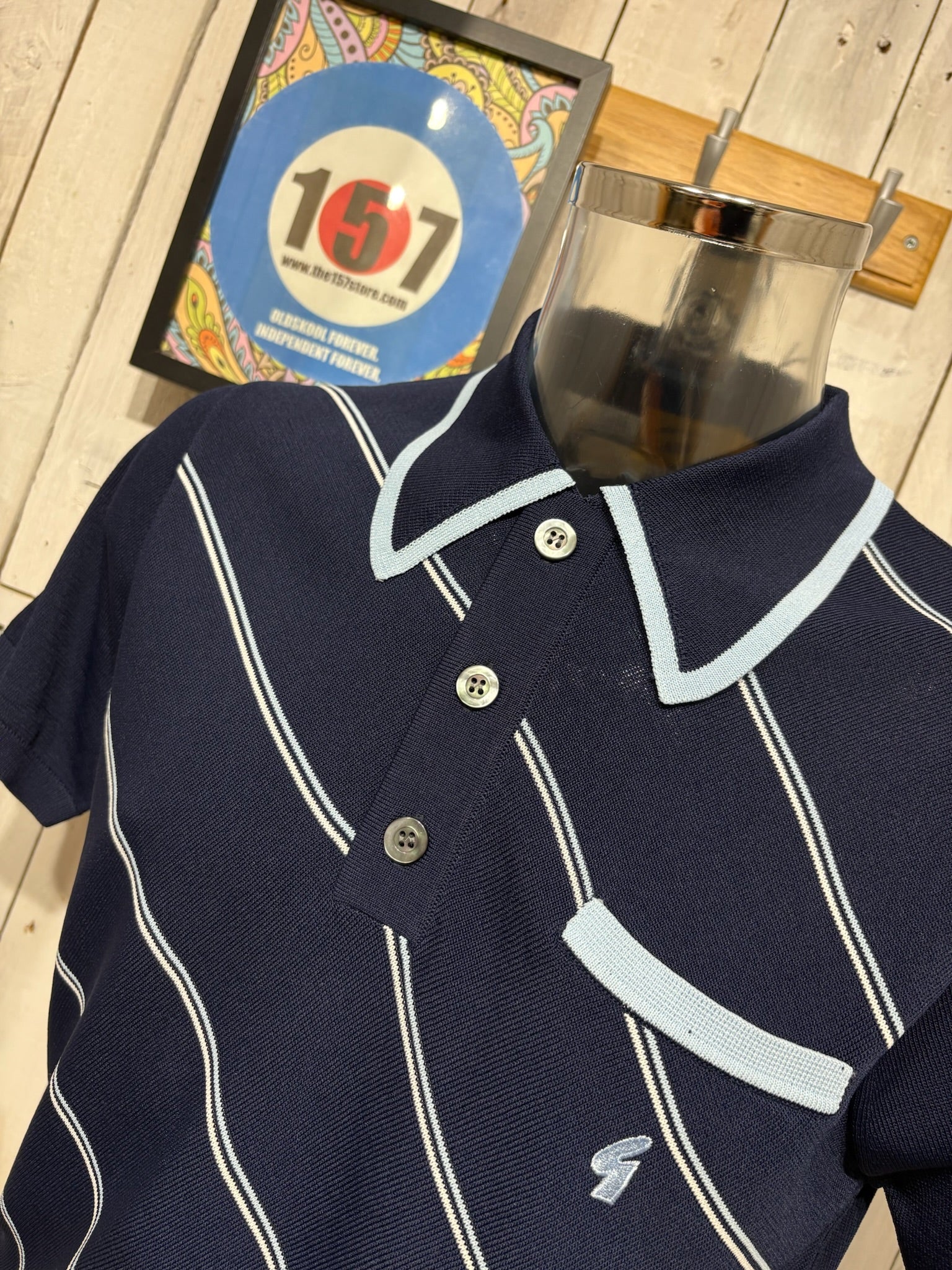 Gabicci Archive Connett Knit - Navy SS26 - Image 2