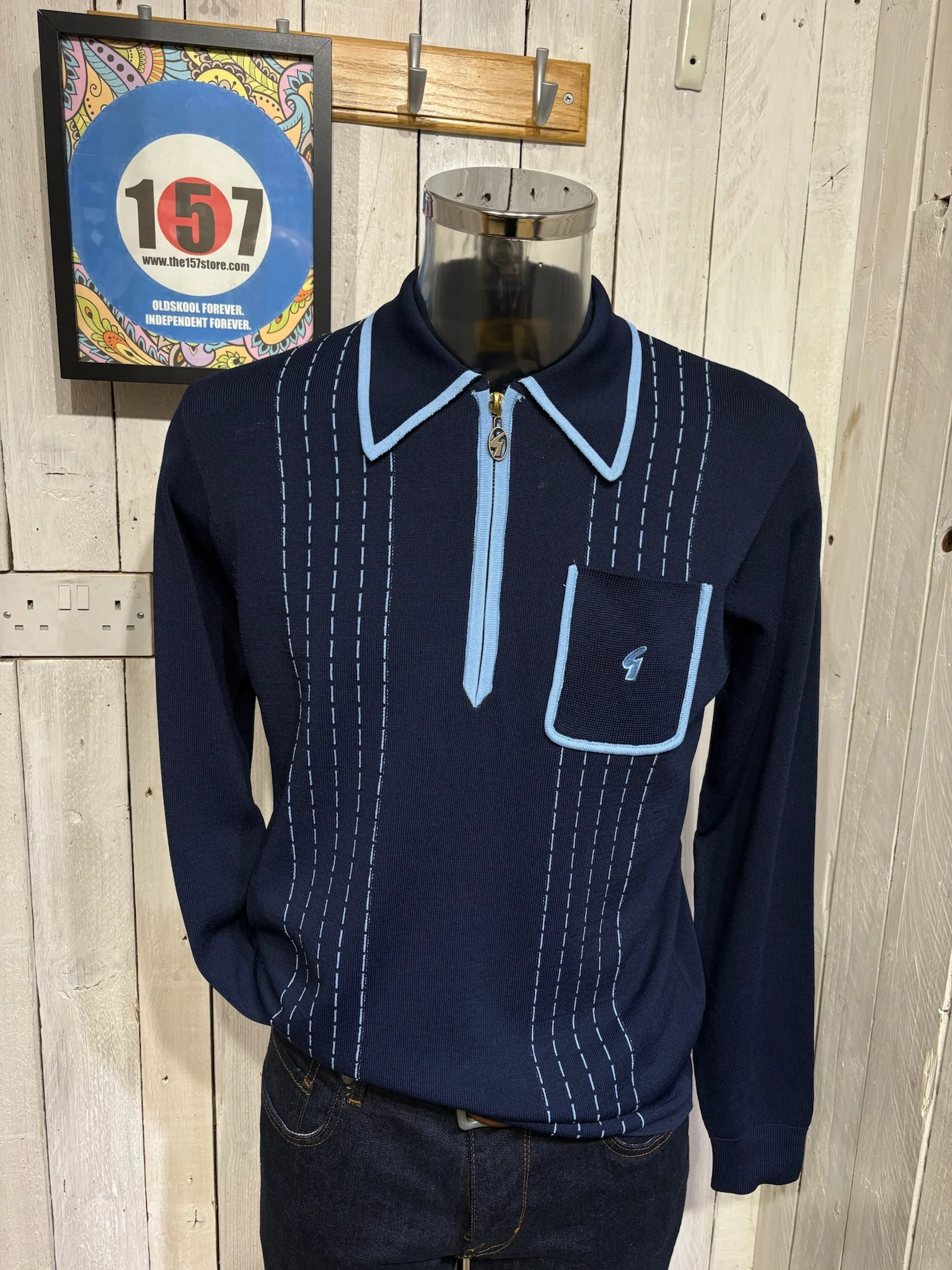 Gabicci Archive Darron Knit - Navy