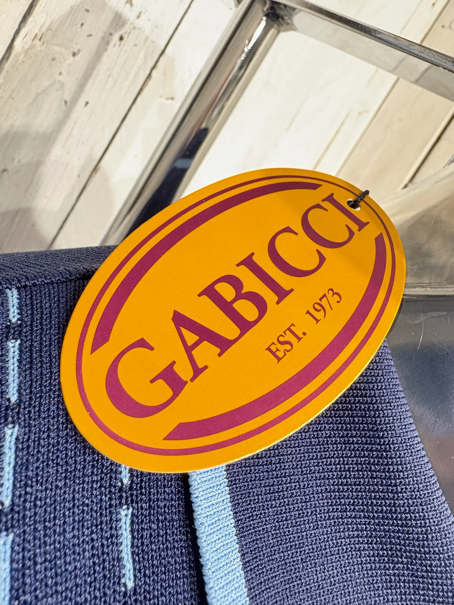 Gabicci Archive Darron Knit - Navy - Image 4