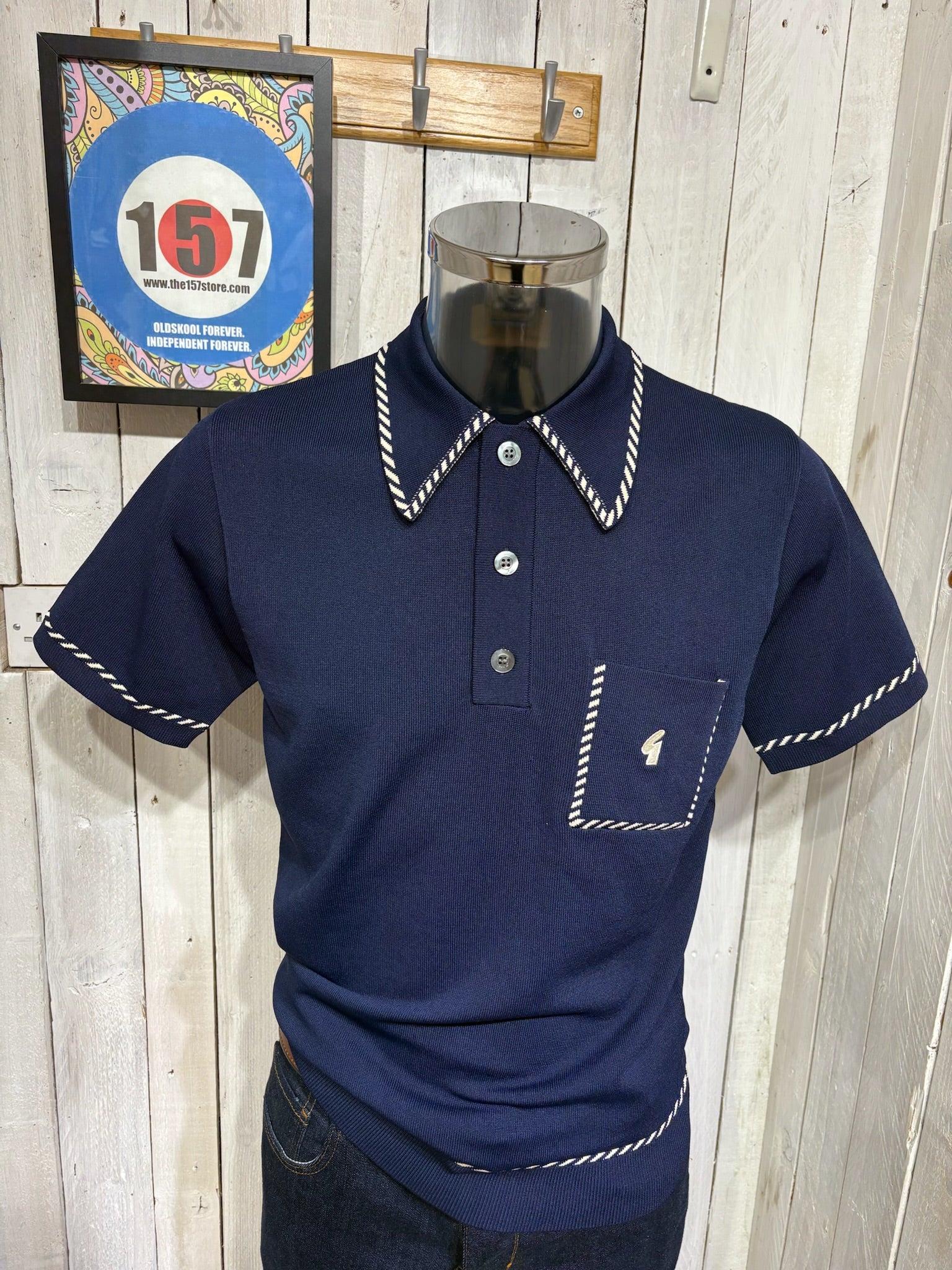 Gabicci Archive Routledge Knit - Navy