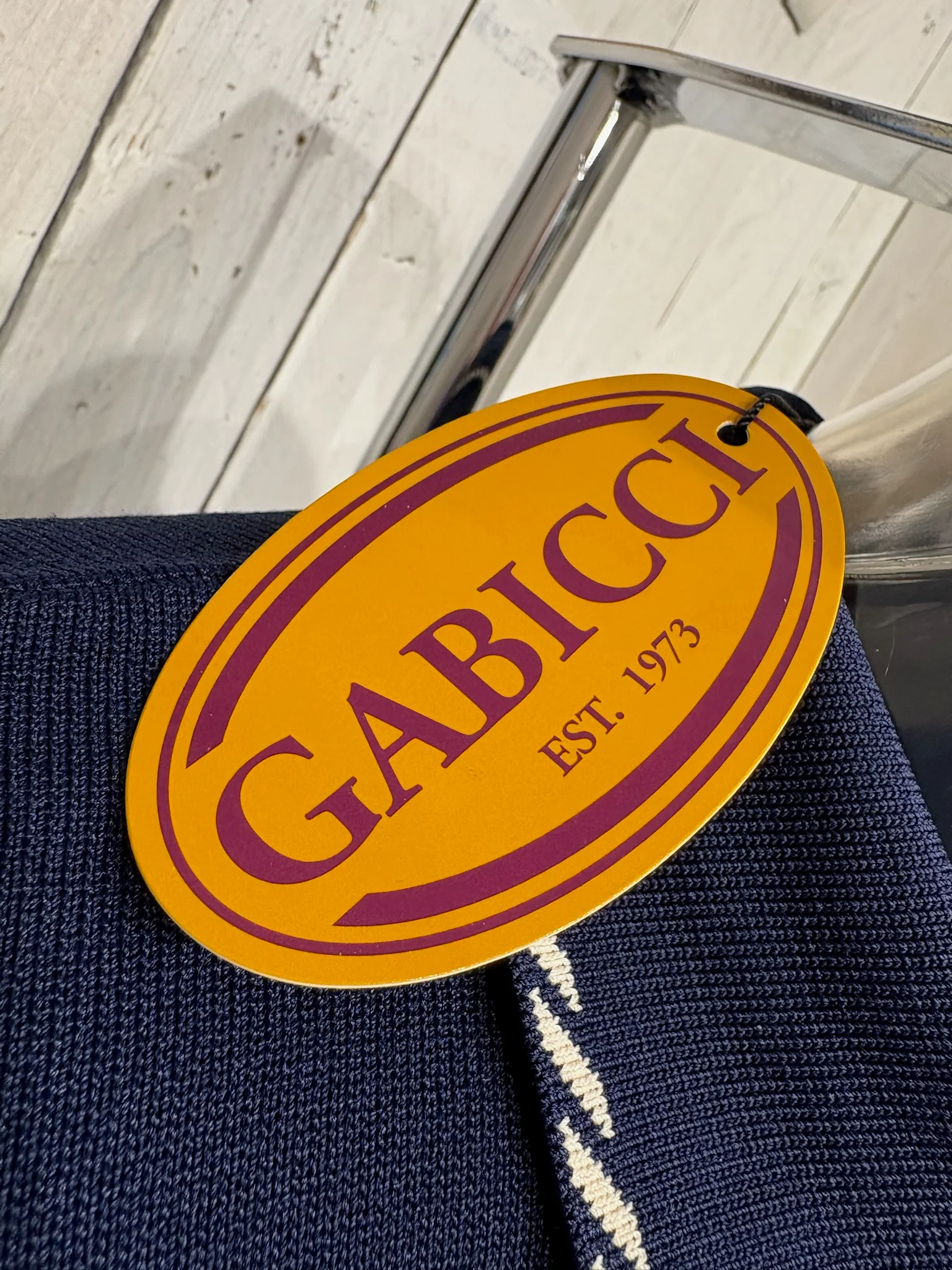 Gabicci Archive Routledge Knit - Navy - Image 3
