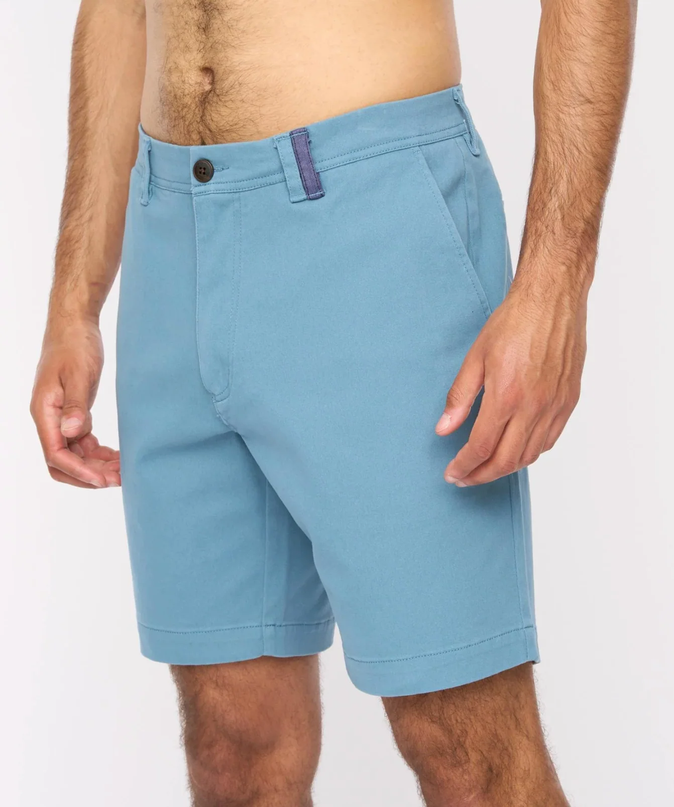 Gabicci Classic Chino Shorts 2026 - Aqua (Reg Fit with Stretch) - Image 3