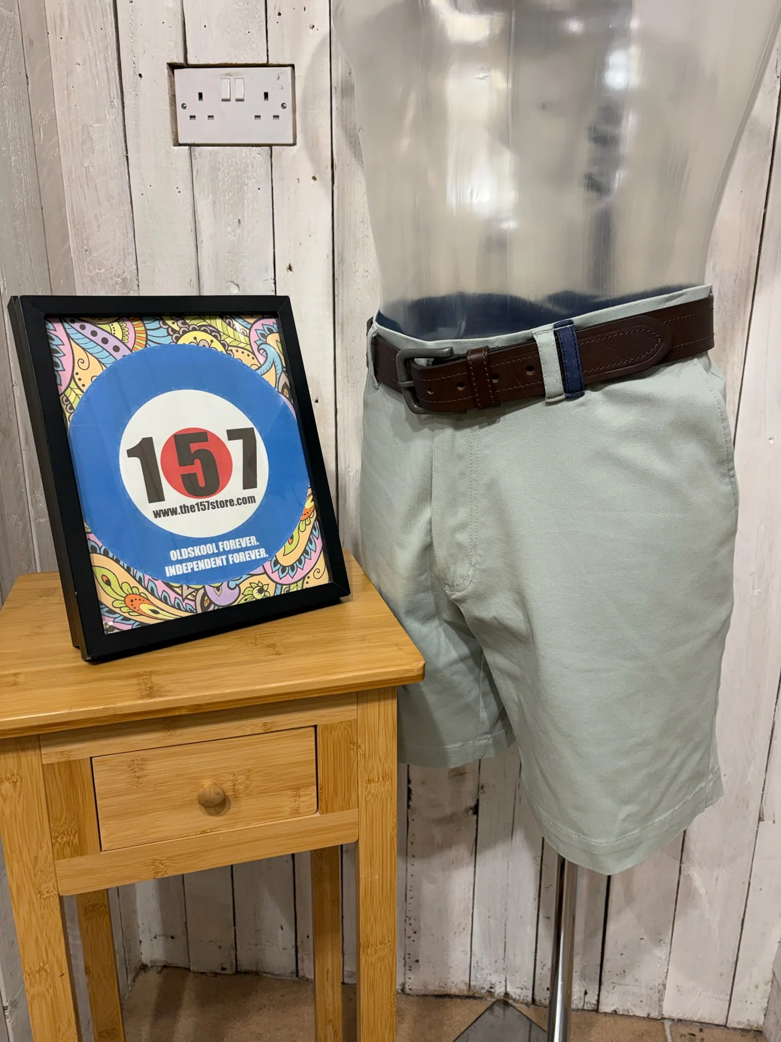 Gabicci Classic Chino Shorts 2026 - Meadow Green (Reg Fit with Stretch)