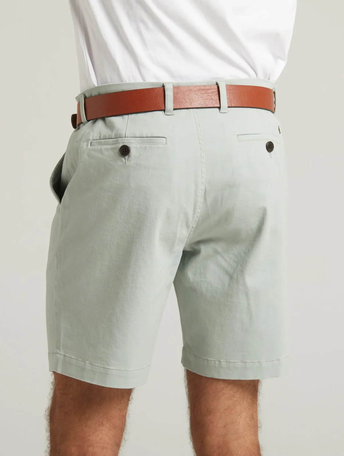 Gabicci Classic Chino Shorts 2026 - Meadow Green (Reg Fit with Stretch) - Image 3