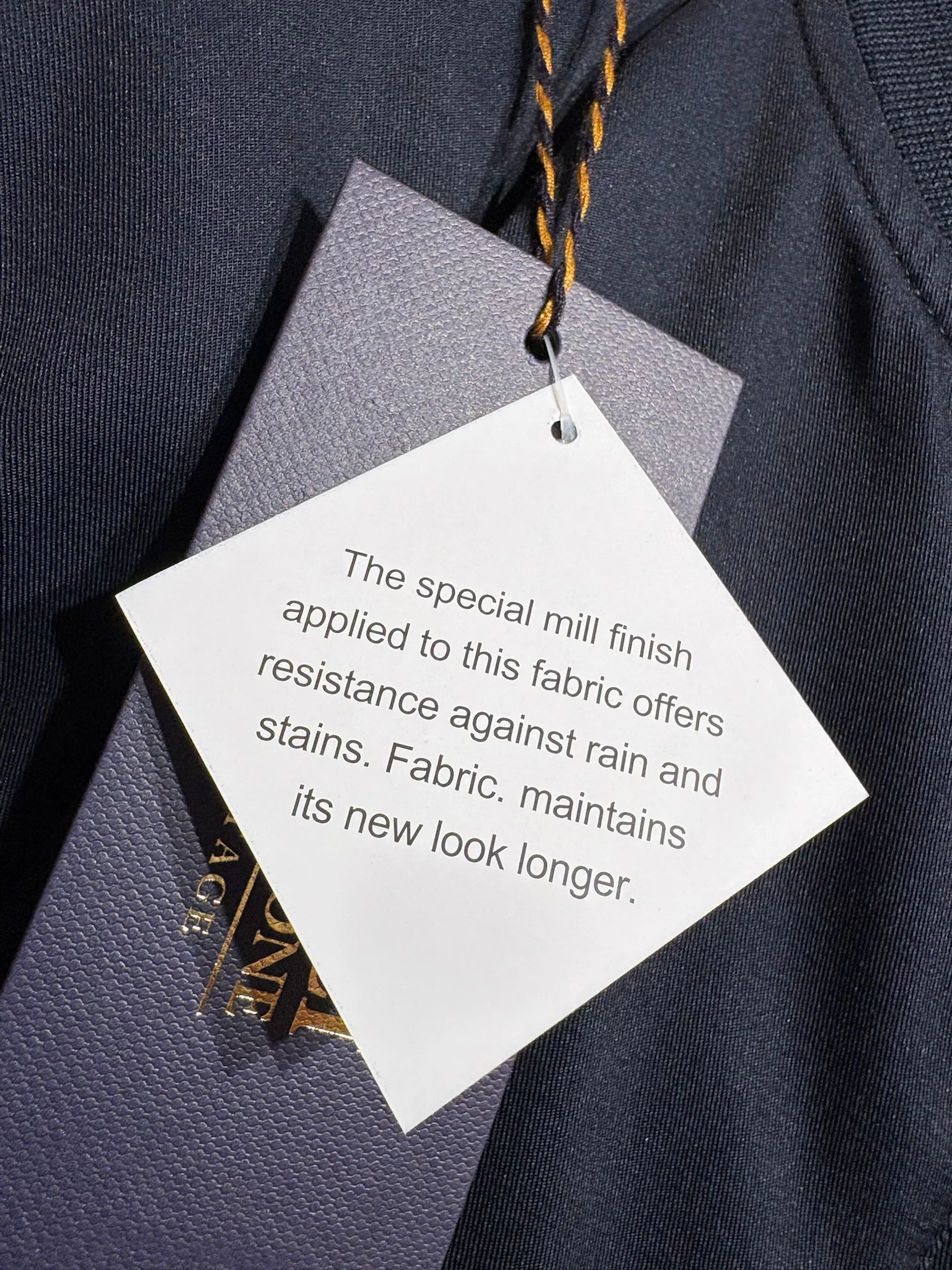 Gabicci Classic Reg Fit Race Stripe Bomber Jacket - Navy - Image 4