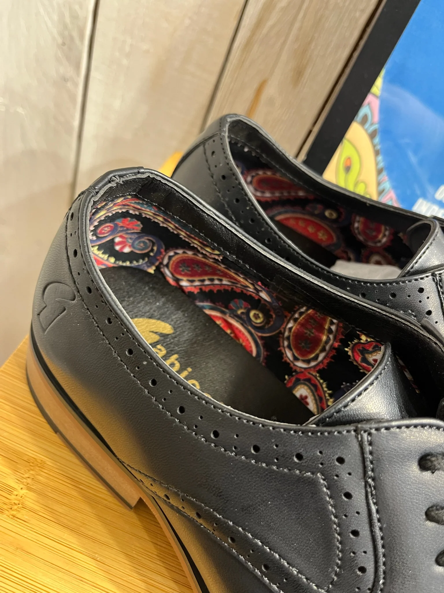 Gabicci Lamacq Brogue Shoes - Black - Image 3