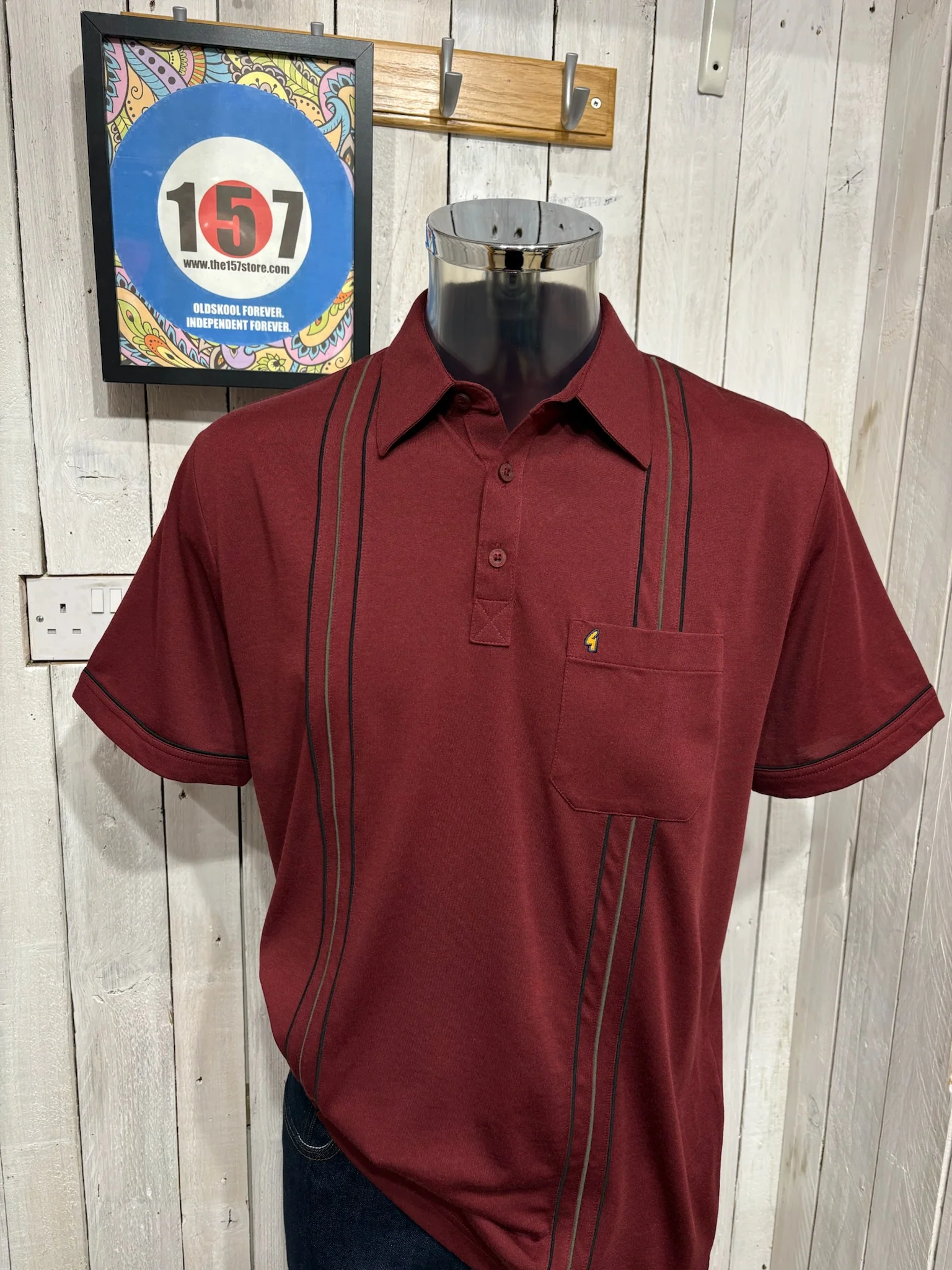 Gabicci Regular Fit X01 Polo - Mulberry