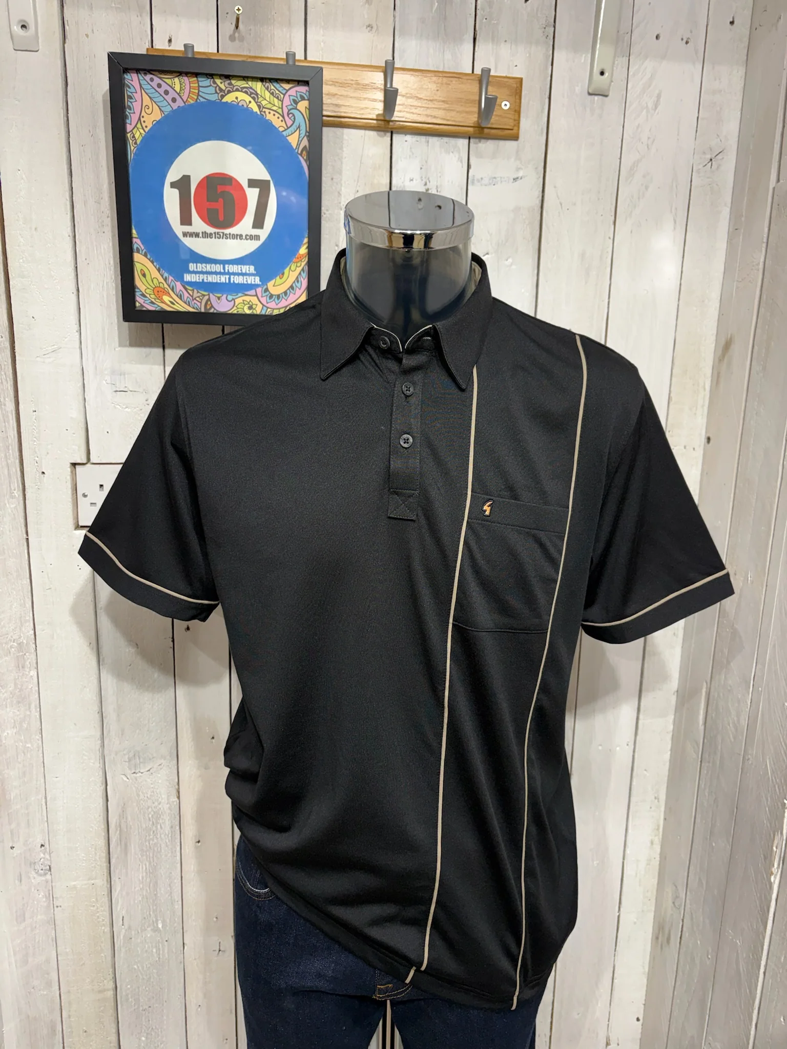 Gabicci Regular Fit X02 Polo - Black