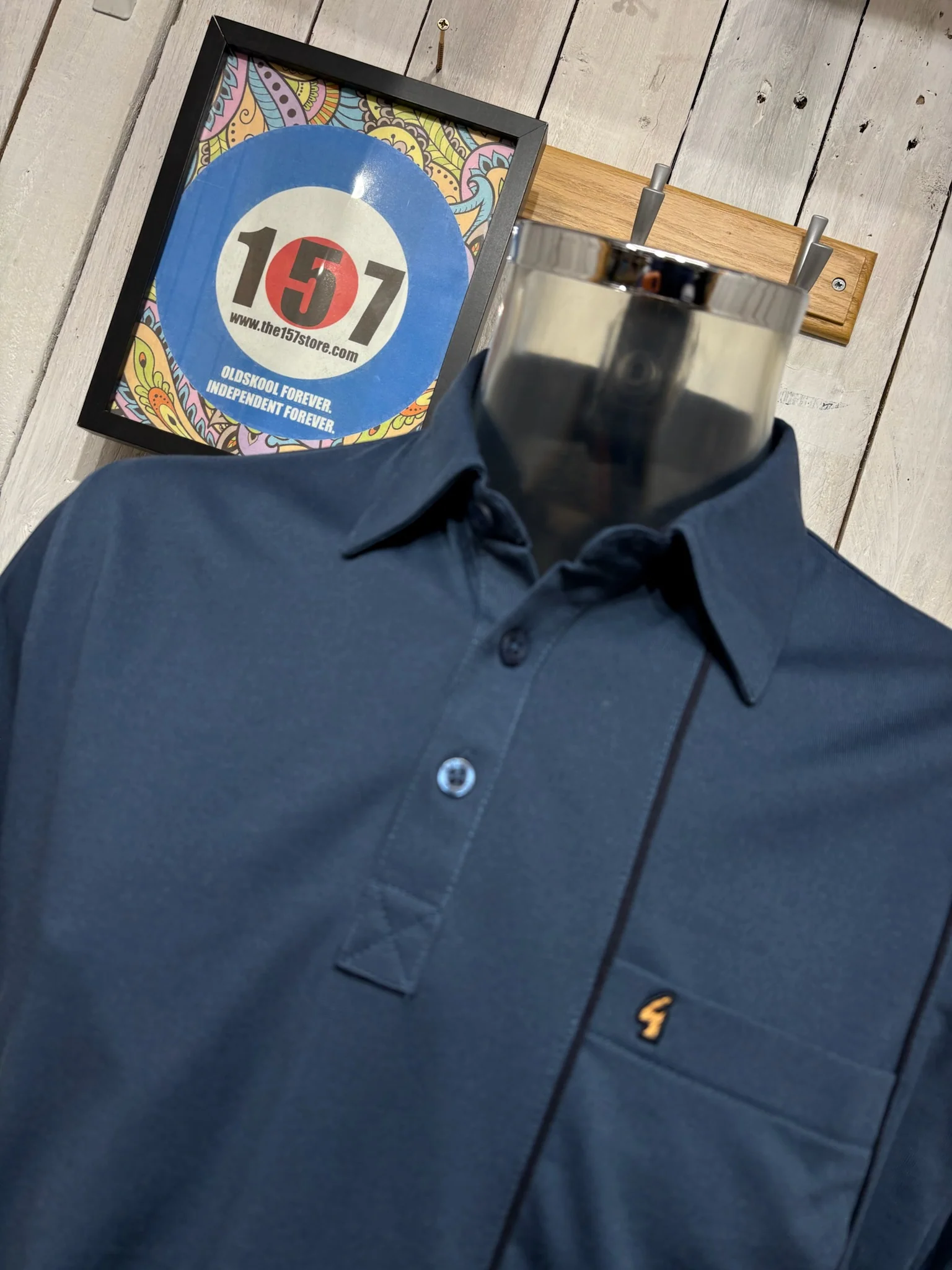 Gabicci Regular Fit X02 Polo - Indigo - Image 2
