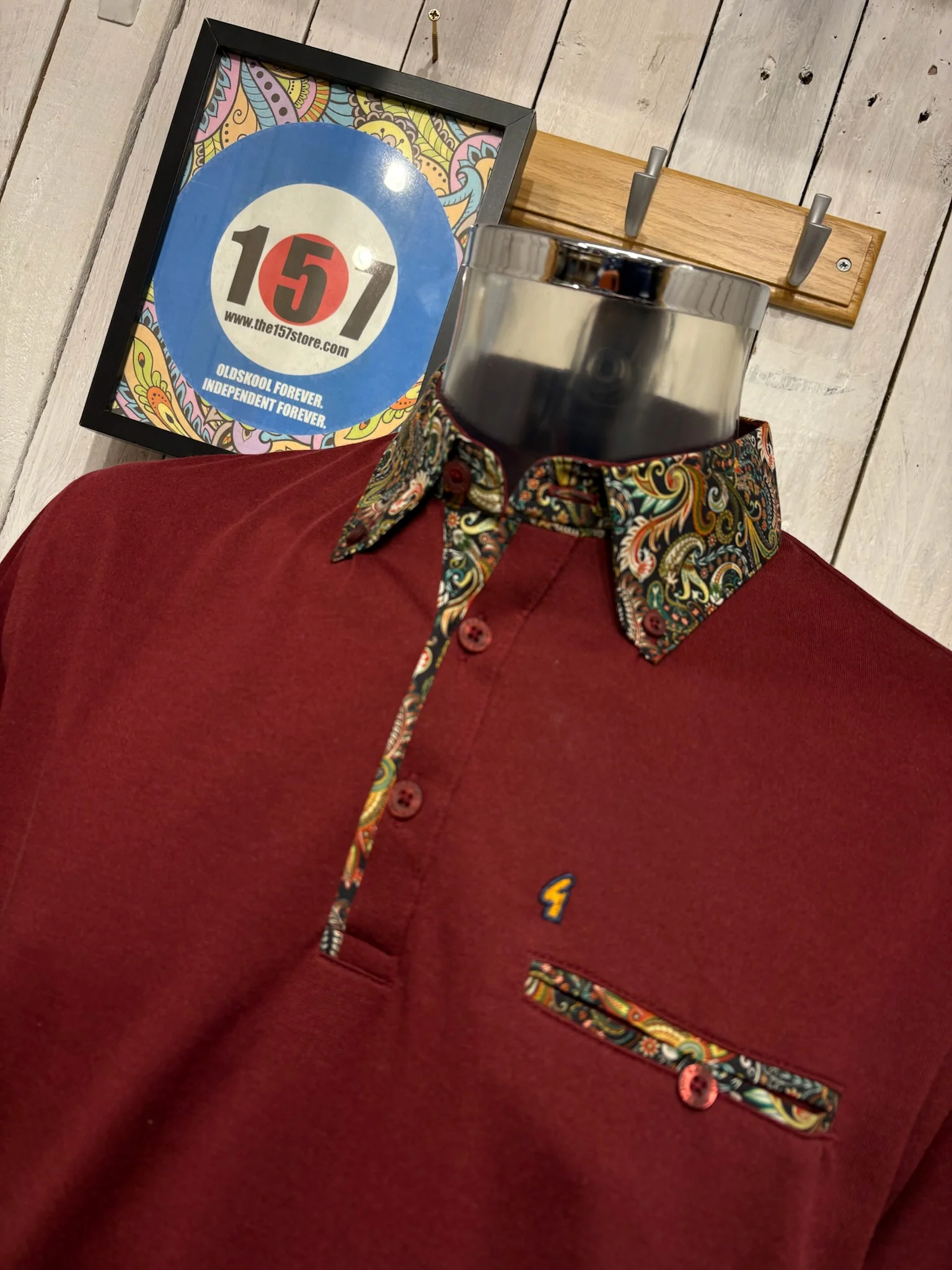 Gabicci Regular Fit X07 Polo - Mulberry - Image 2