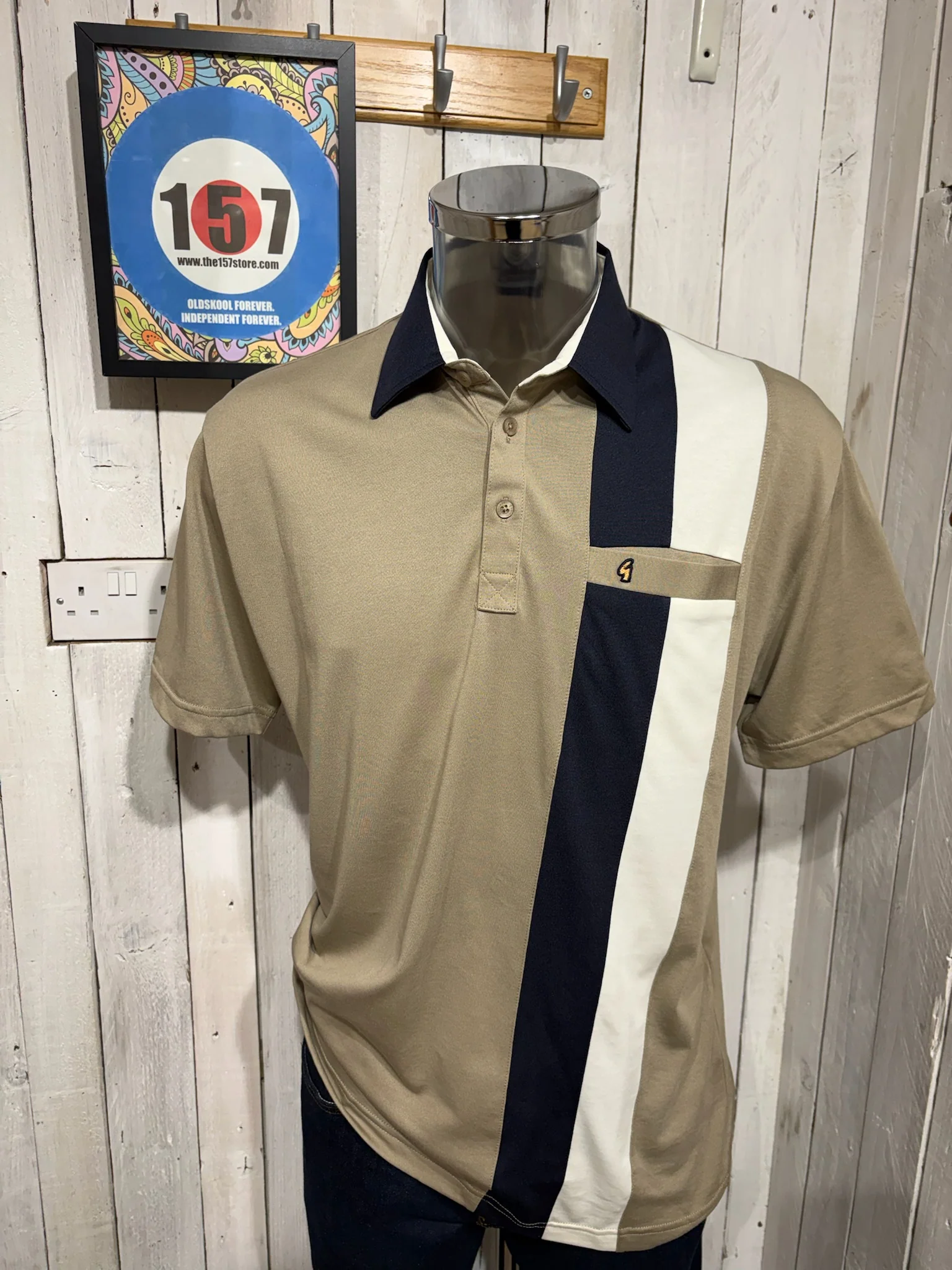 Gabicci Regular Fit X07 Polo - Stone