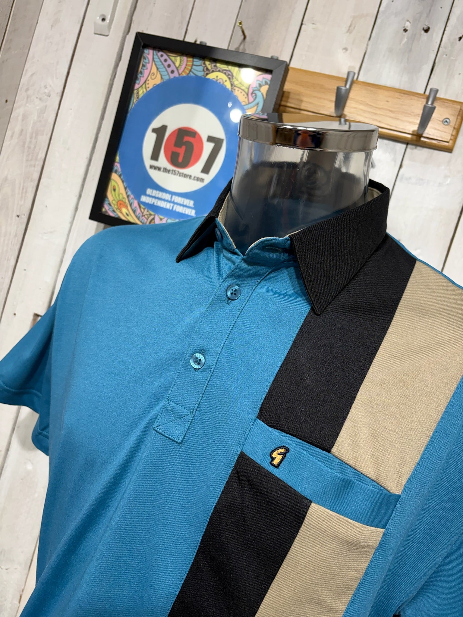 Gabicci Regular Fit X07 Polo - Teal - Image 2