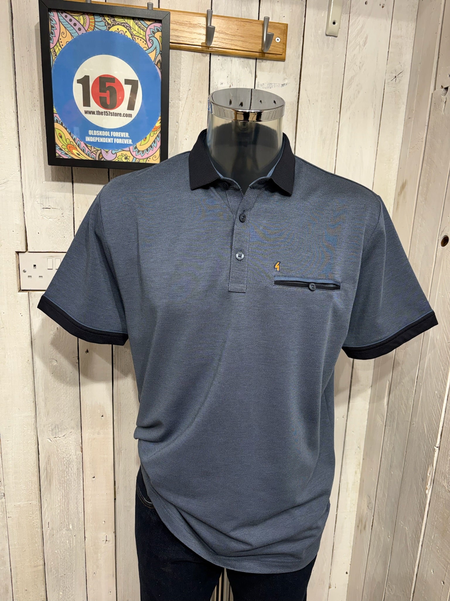 Gabicci Regular Fit X09 Polo - Atlantic