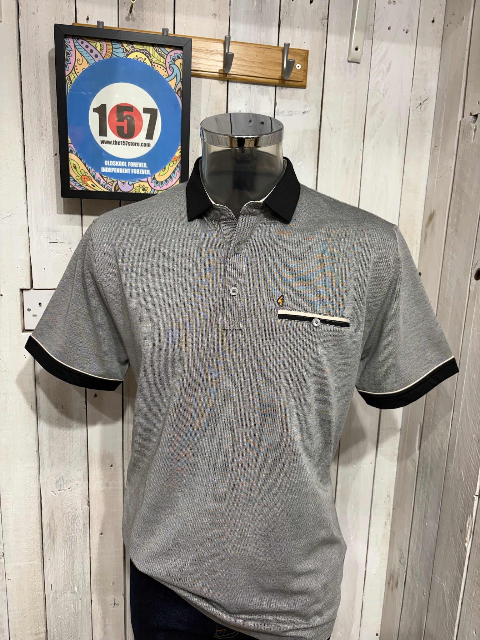 Gabicci Regular Fit X09 Polo - Black