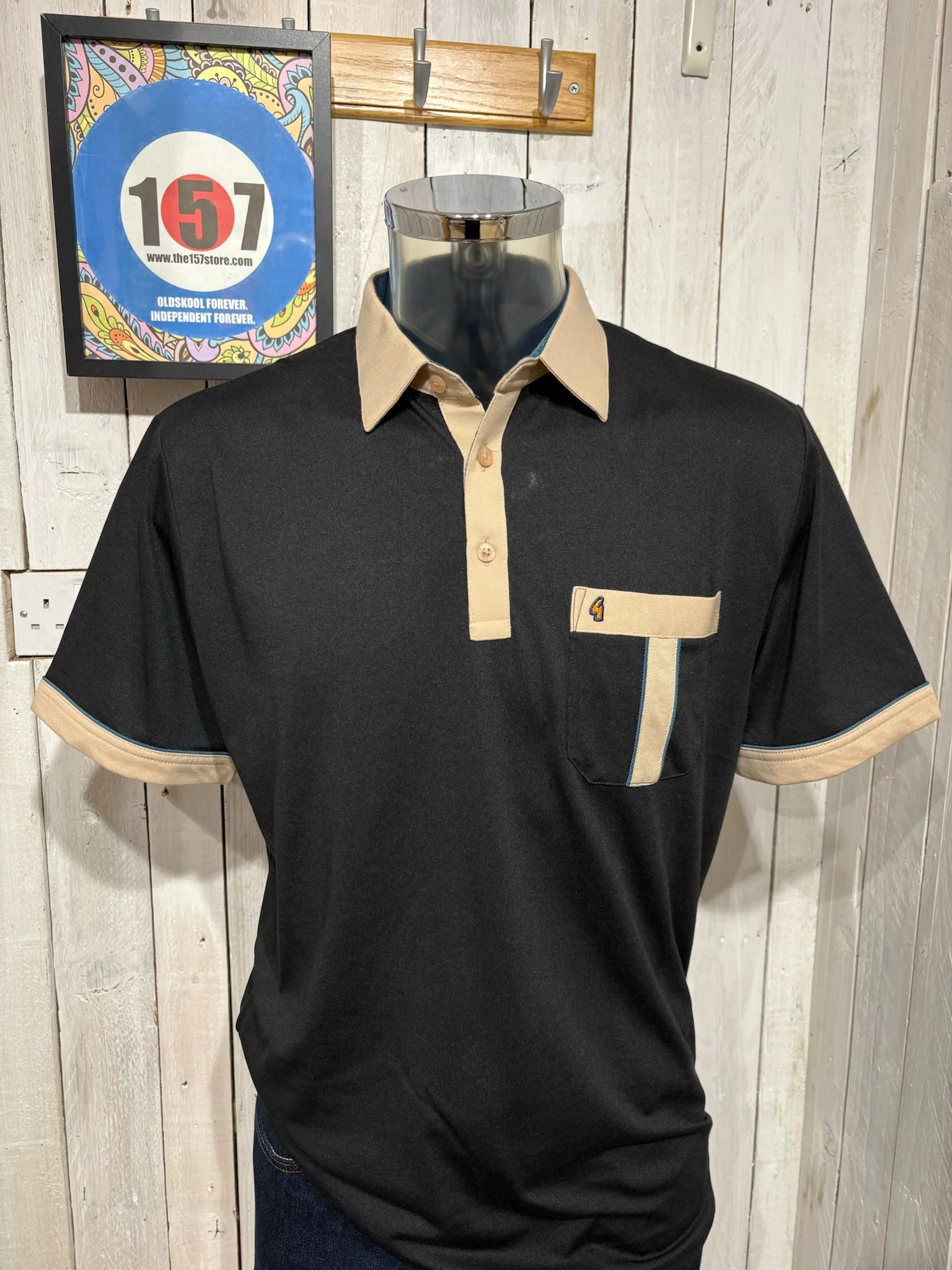 Gabicci Regular Fit X10 Polo - Black