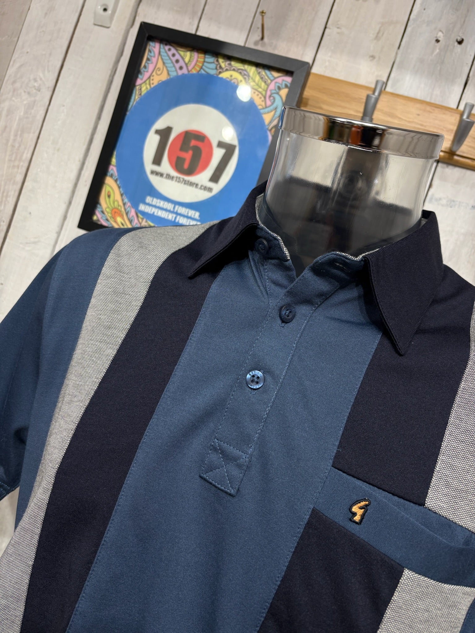 Gabicci Regular Fit X12 Polo - Indigo - Image 2