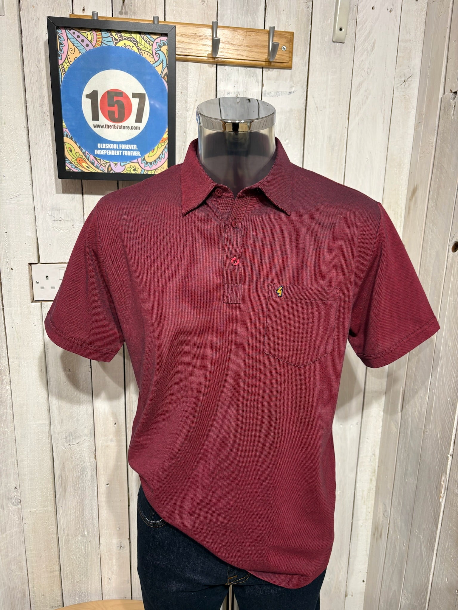 Gabicci Regular Fit Z17 Polo - Cherry