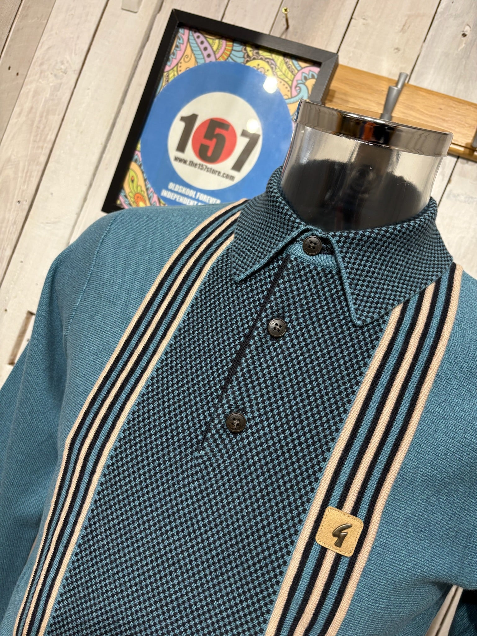 Gabicci Vintage Hadon Ska Knit Polo 2026 - Hadon - Image 2