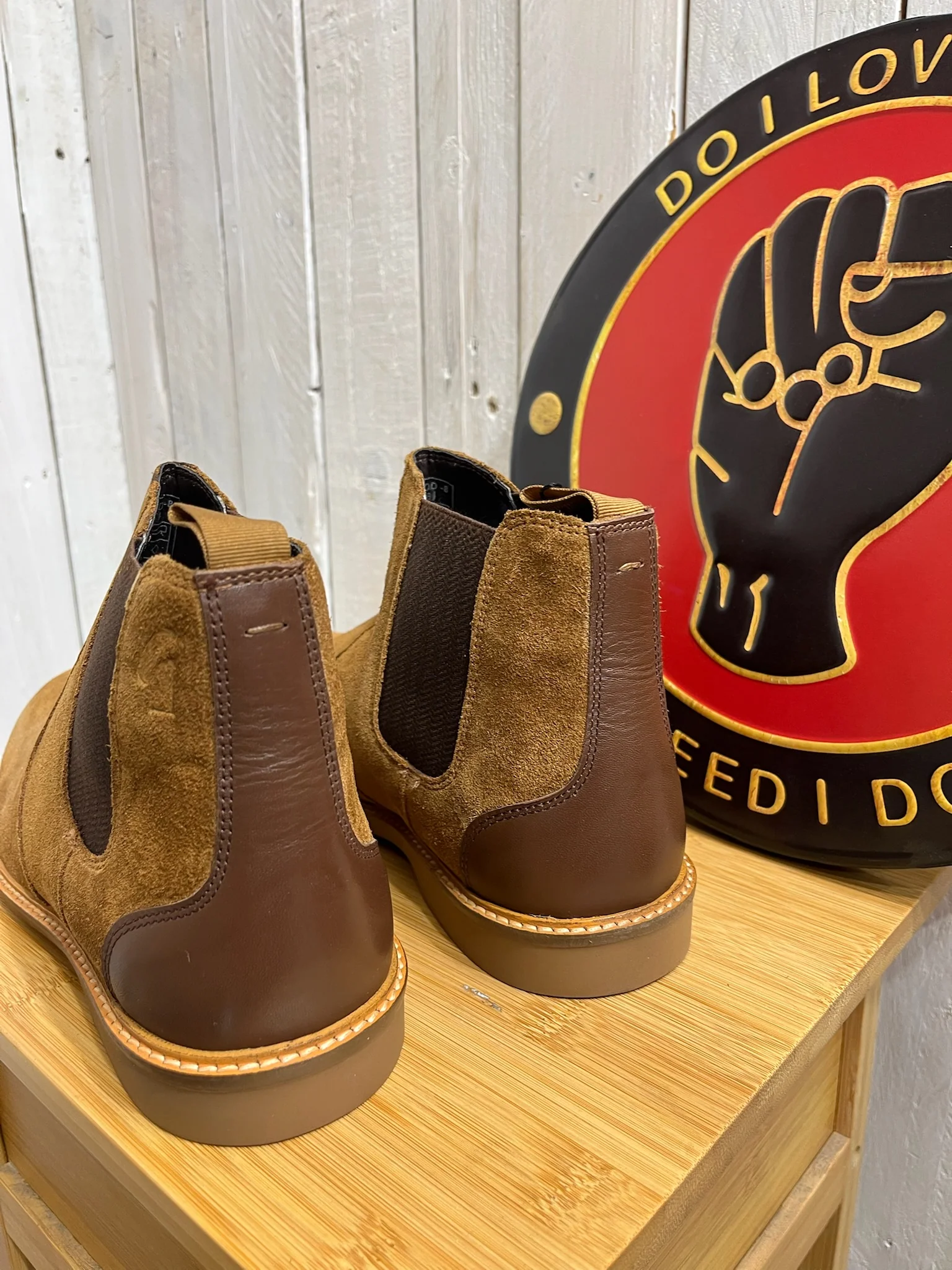 Gabicci Vintage Kings Road Chelsea Boots - Cognac - Image 3