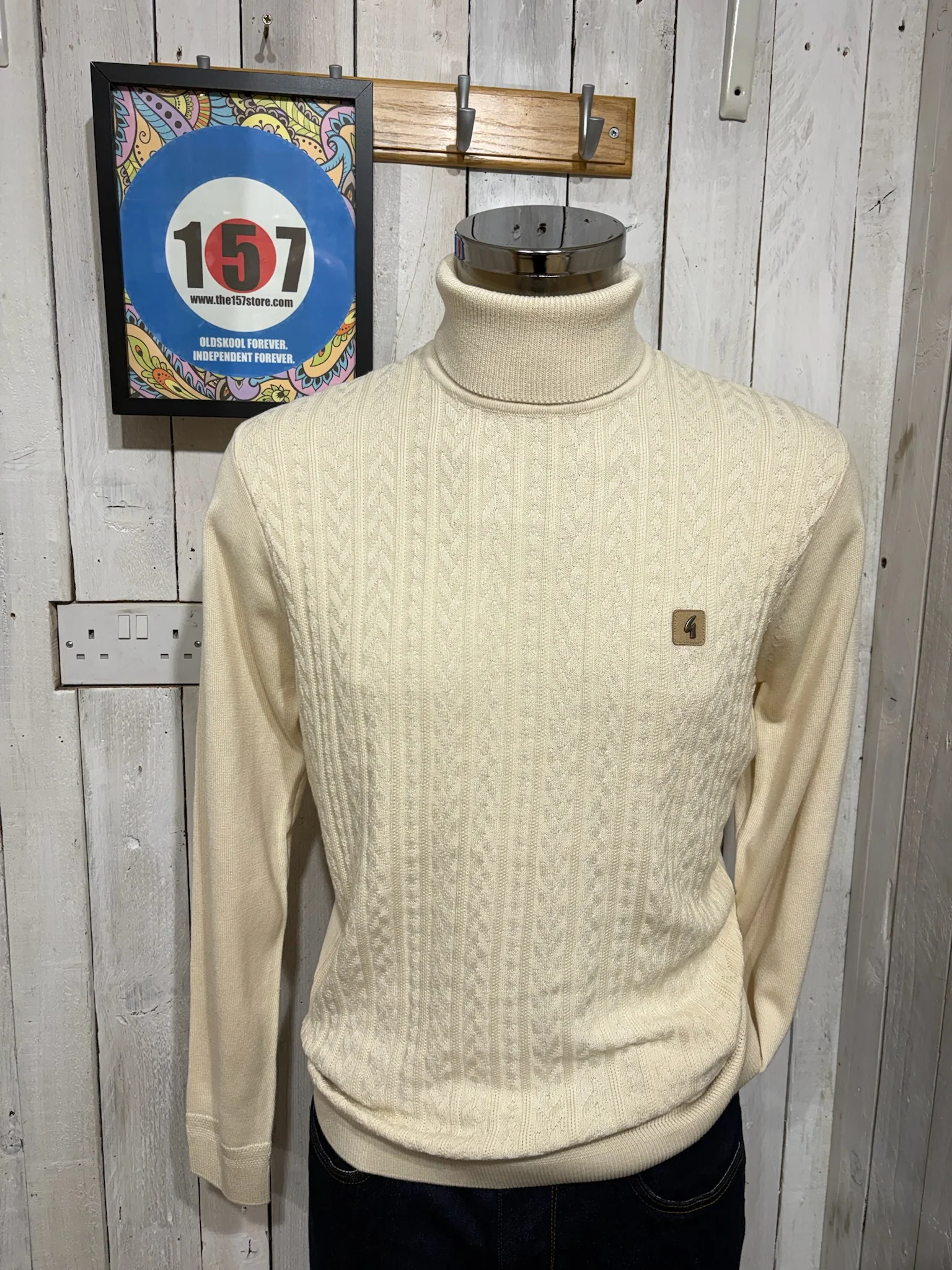 Gabicci Vintage Leonardo 53 Knit - Cream - Image 2