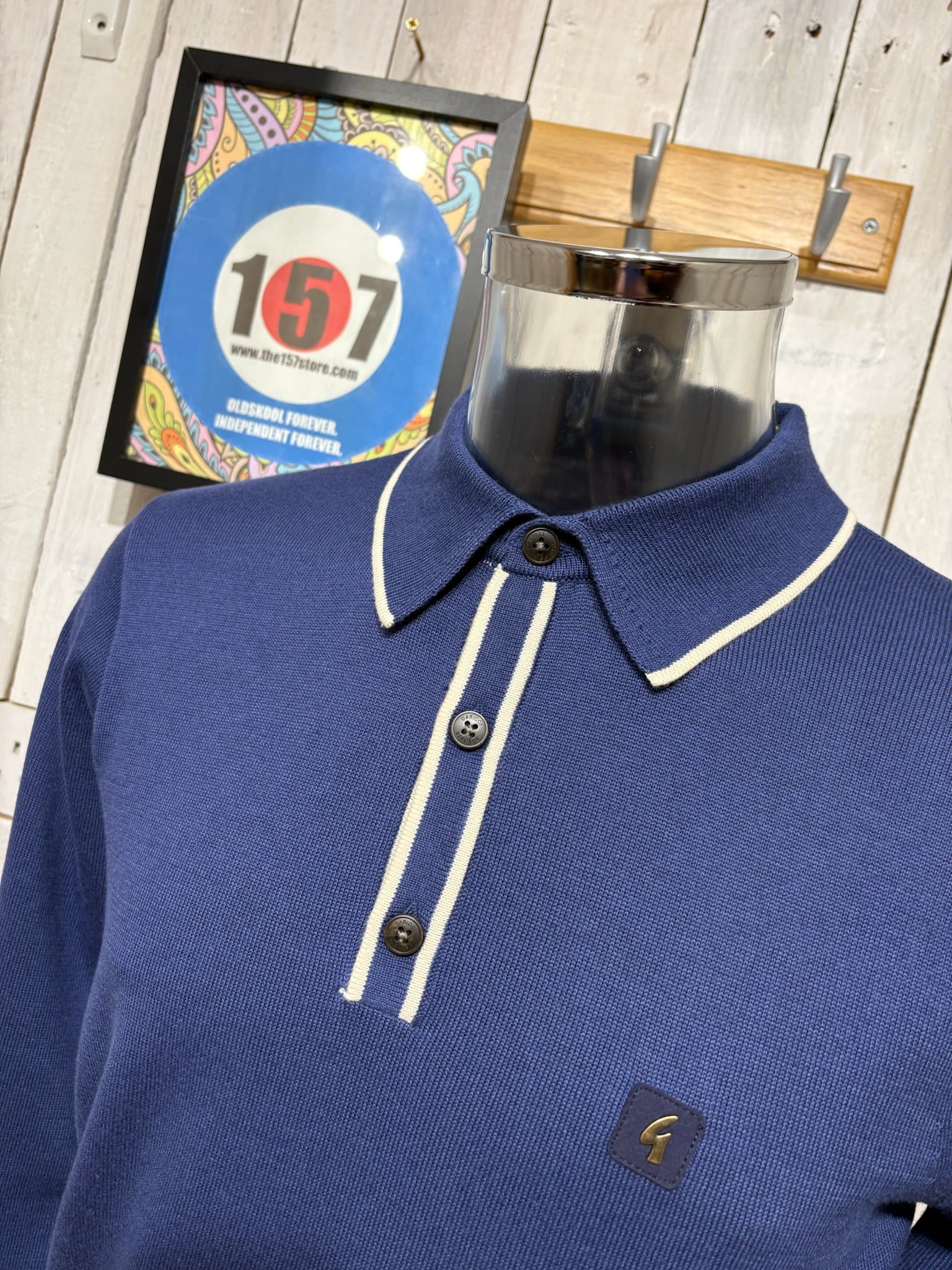 Gabicci Vintage Lineker Knit - Storm - Image 2