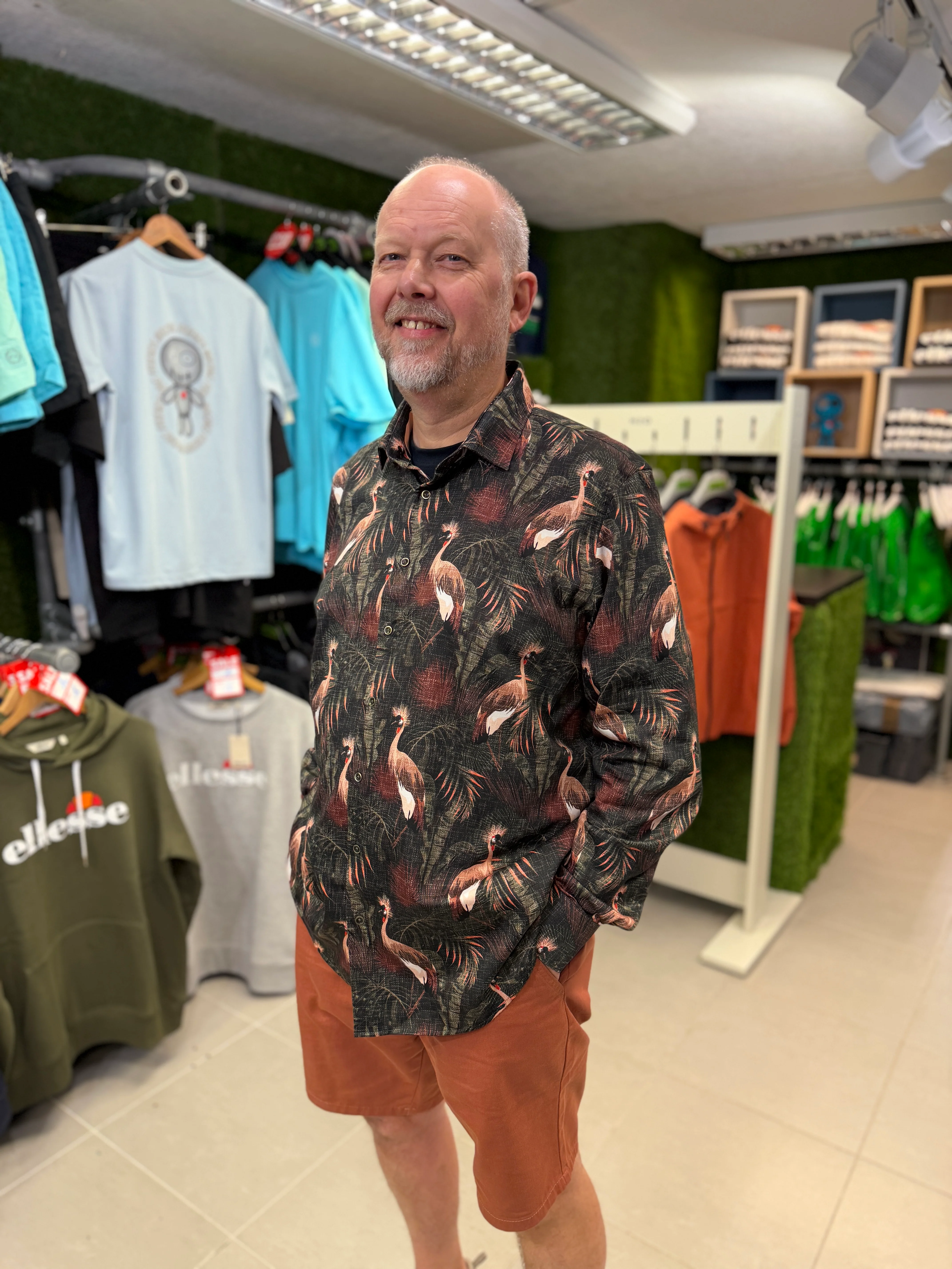 Giordano Peacock Shirt - Black 90