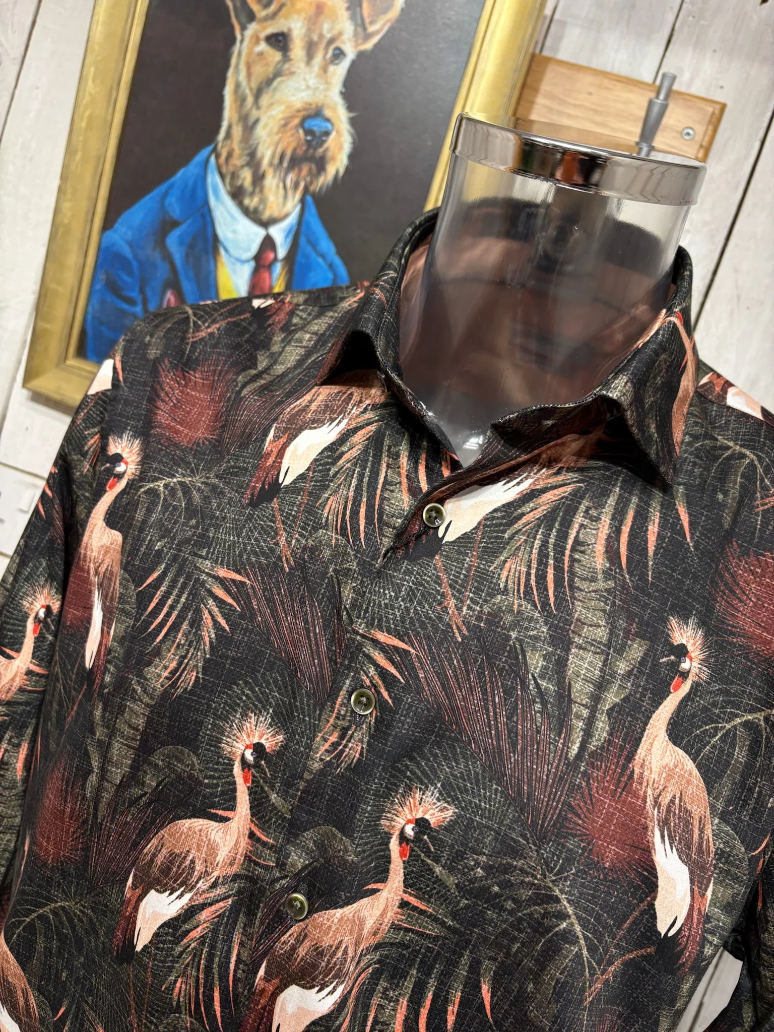Giordano Peacock Shirt - Black 90 - Image 2