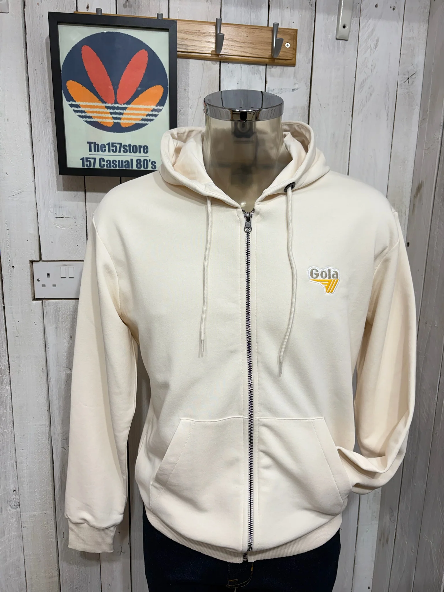 Gola Classics Front + Back Hoodie - Cream