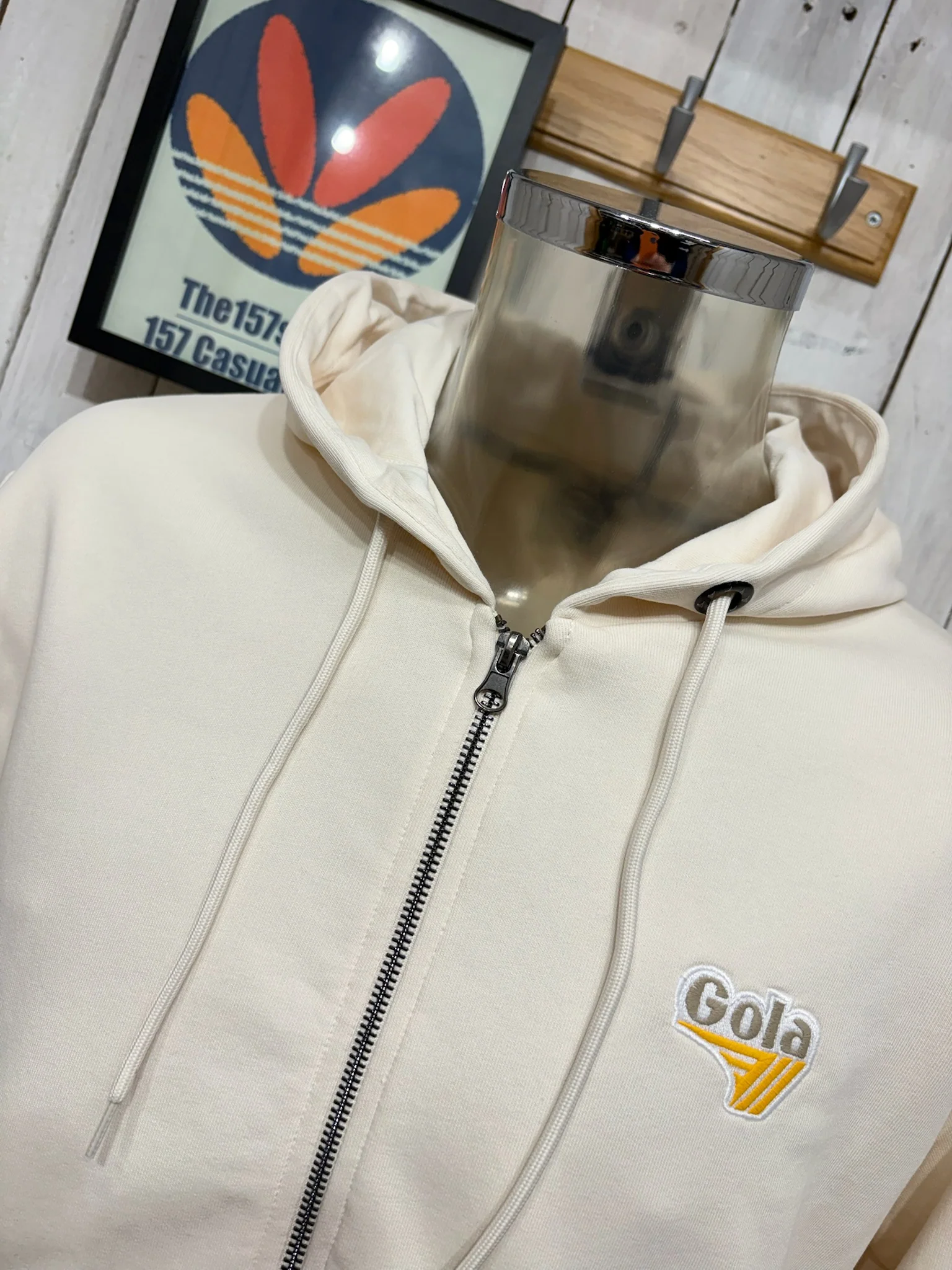 Gola Classics Front + Back Hoodie - Cream - Image 2