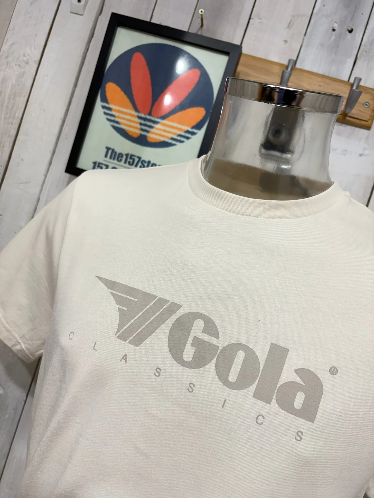 Gola Classics Logo Tee - Ecru - Image 2