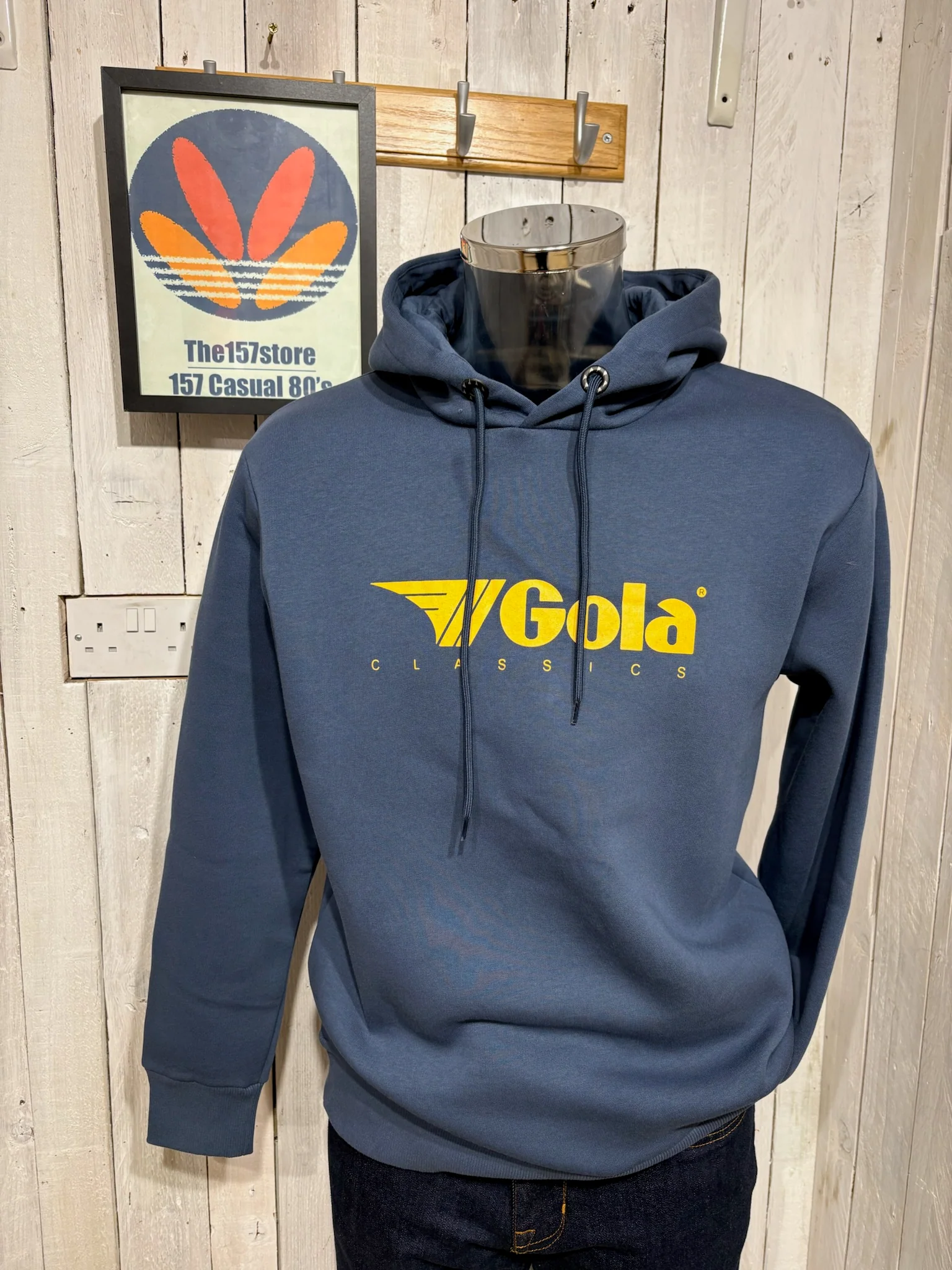 Gola Classics Print Hoodie - Navy (Unisex)
