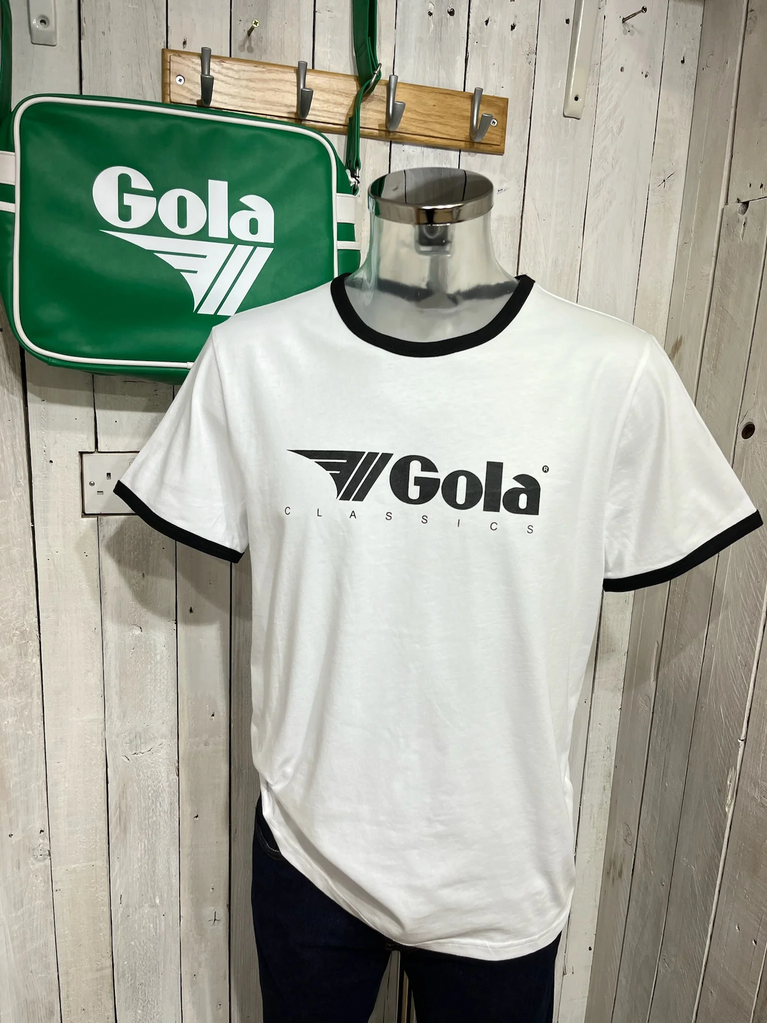 Gola Classics Ringer Tee - White