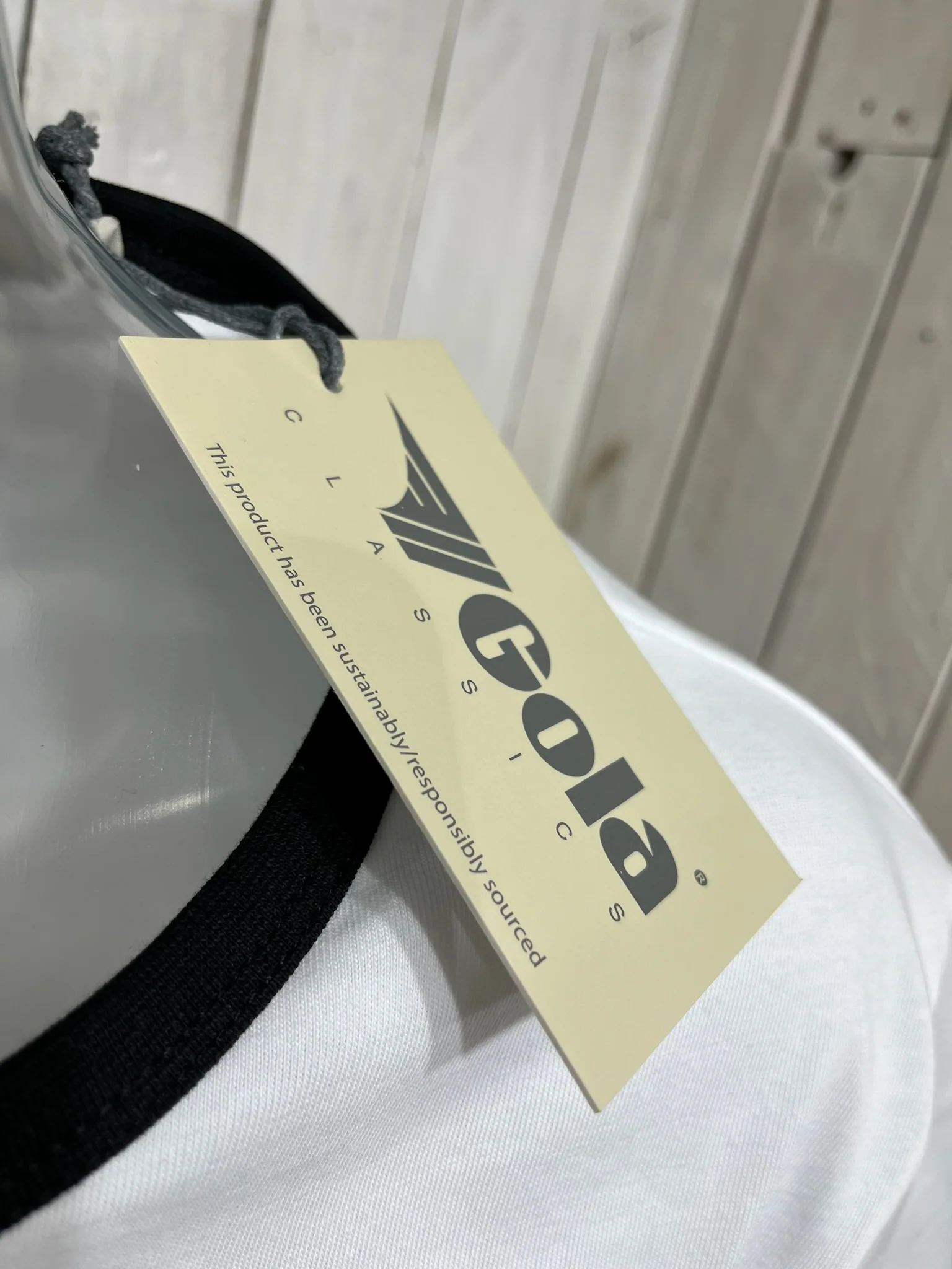 Gola Classics Ringer Tee - White - Image 2