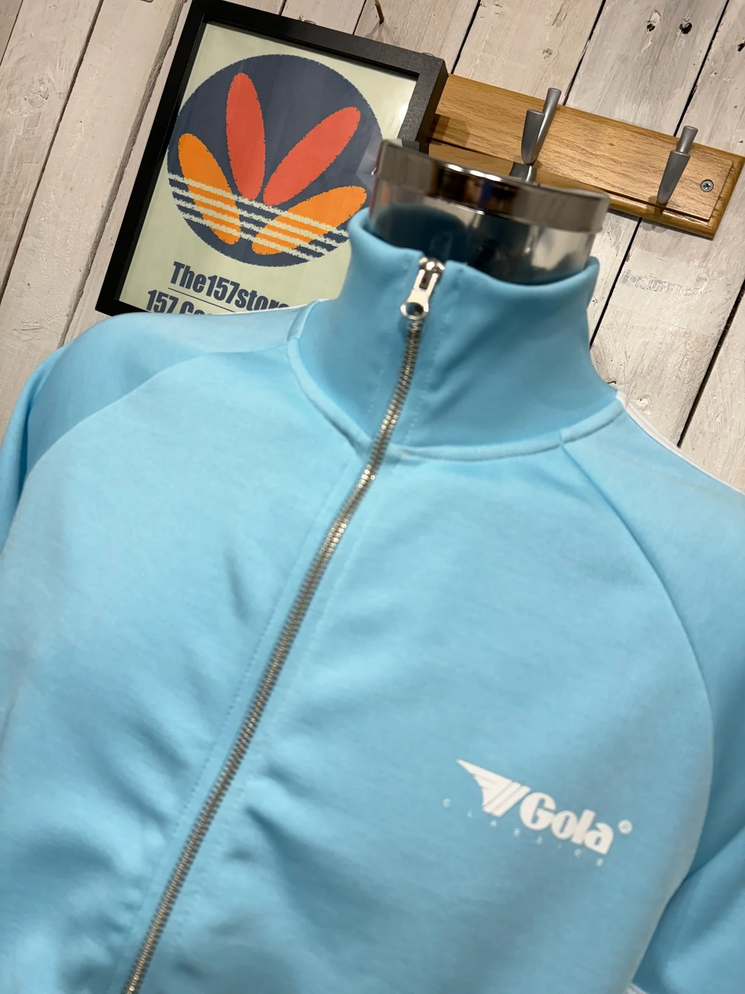 Gola Classics Striped Track Jacket - Sky - Image 3