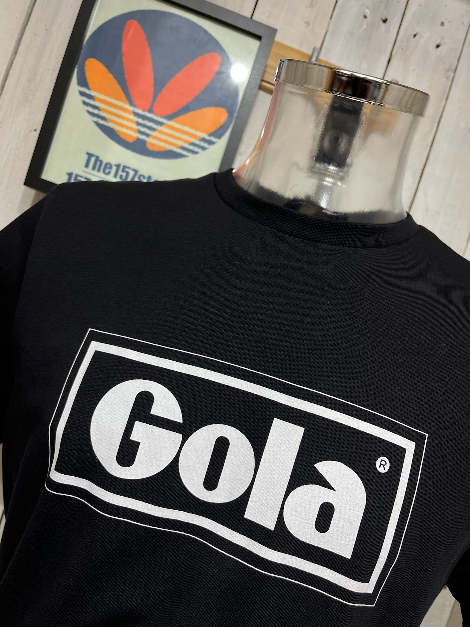 Gola Classics Supersonic Logo Tee - Black - Image 2