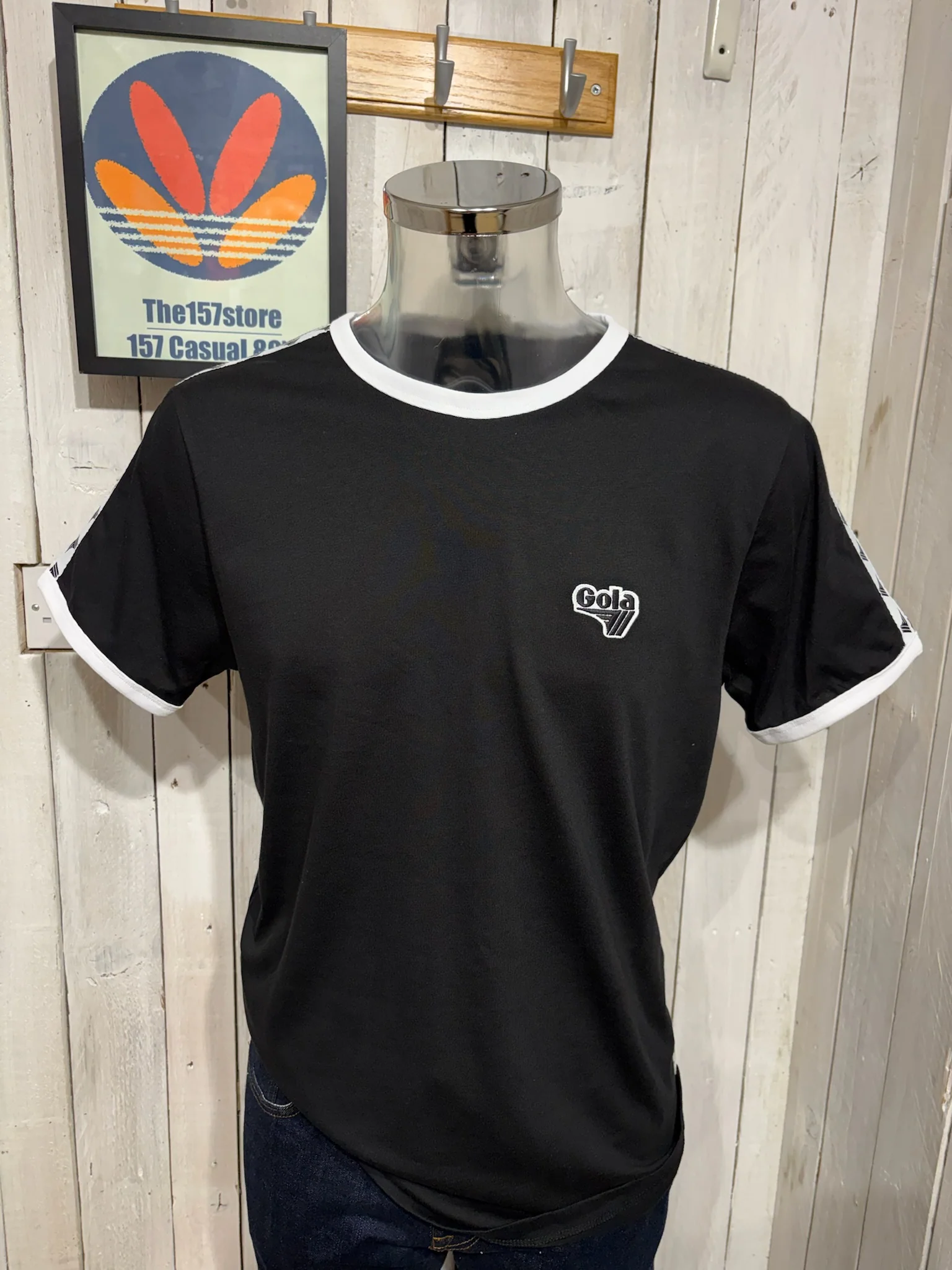 Gola Classics Taped Print Tee - Black