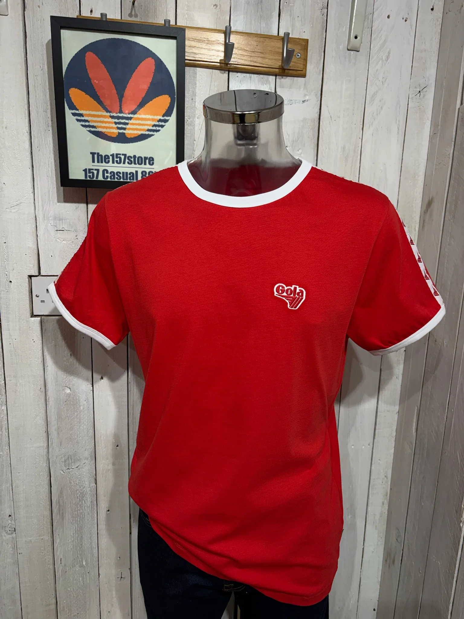 Gola Classics Taped Print Tee - Red