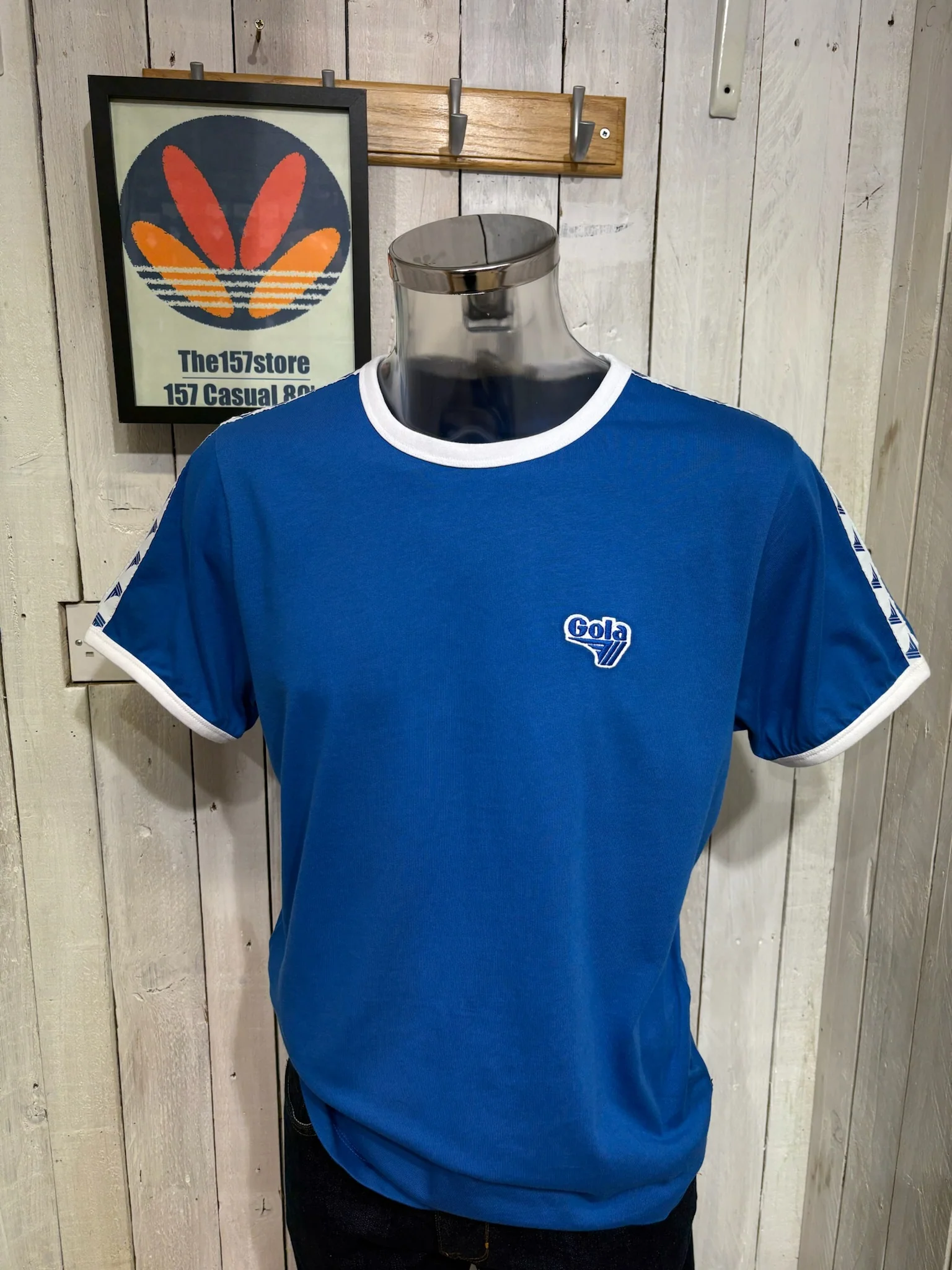 Gola Classics Taped Print Tee - Royal Blue