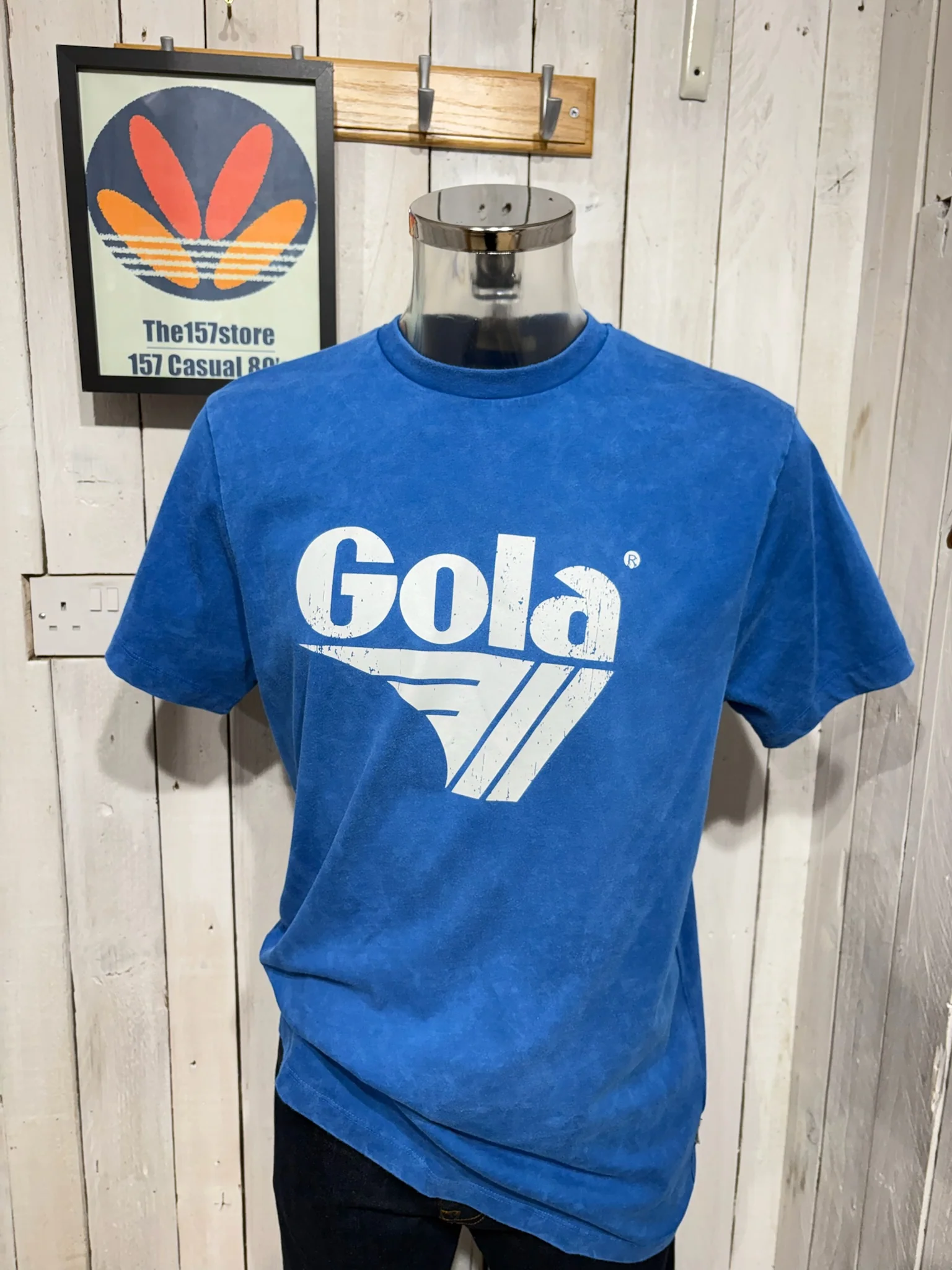 Gola Classics Washed-Effect Tee - Blue