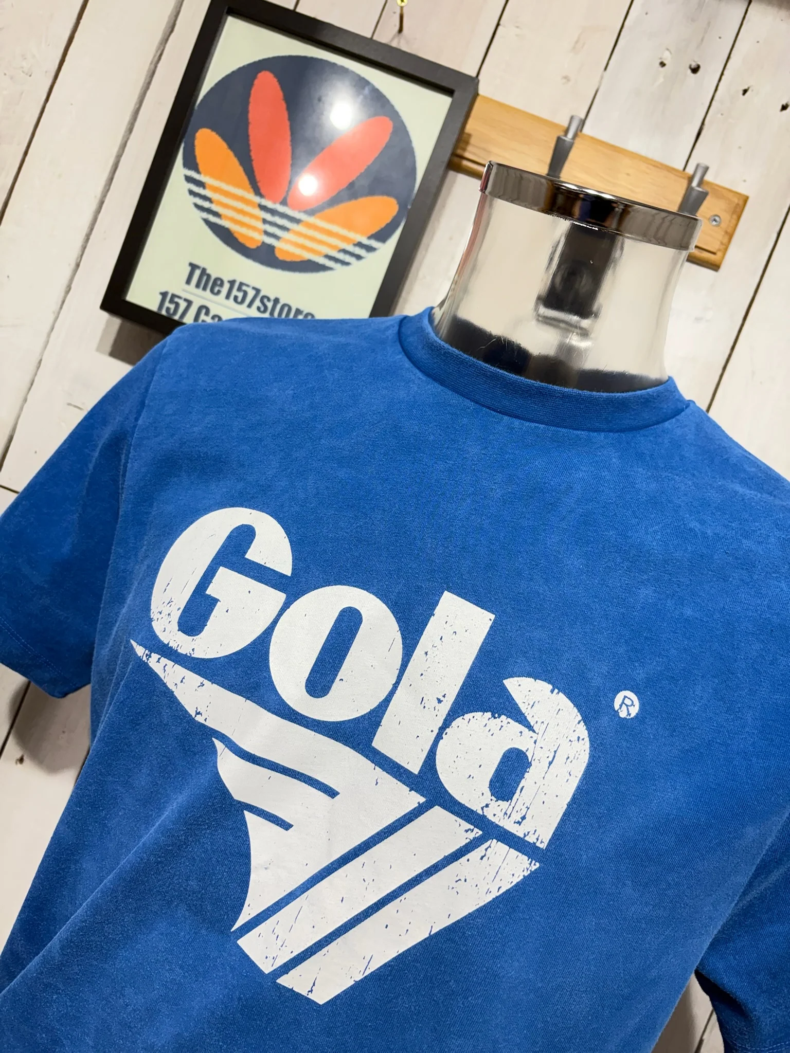 Gola Classics Washed-Effect Tee - Blue - Image 2