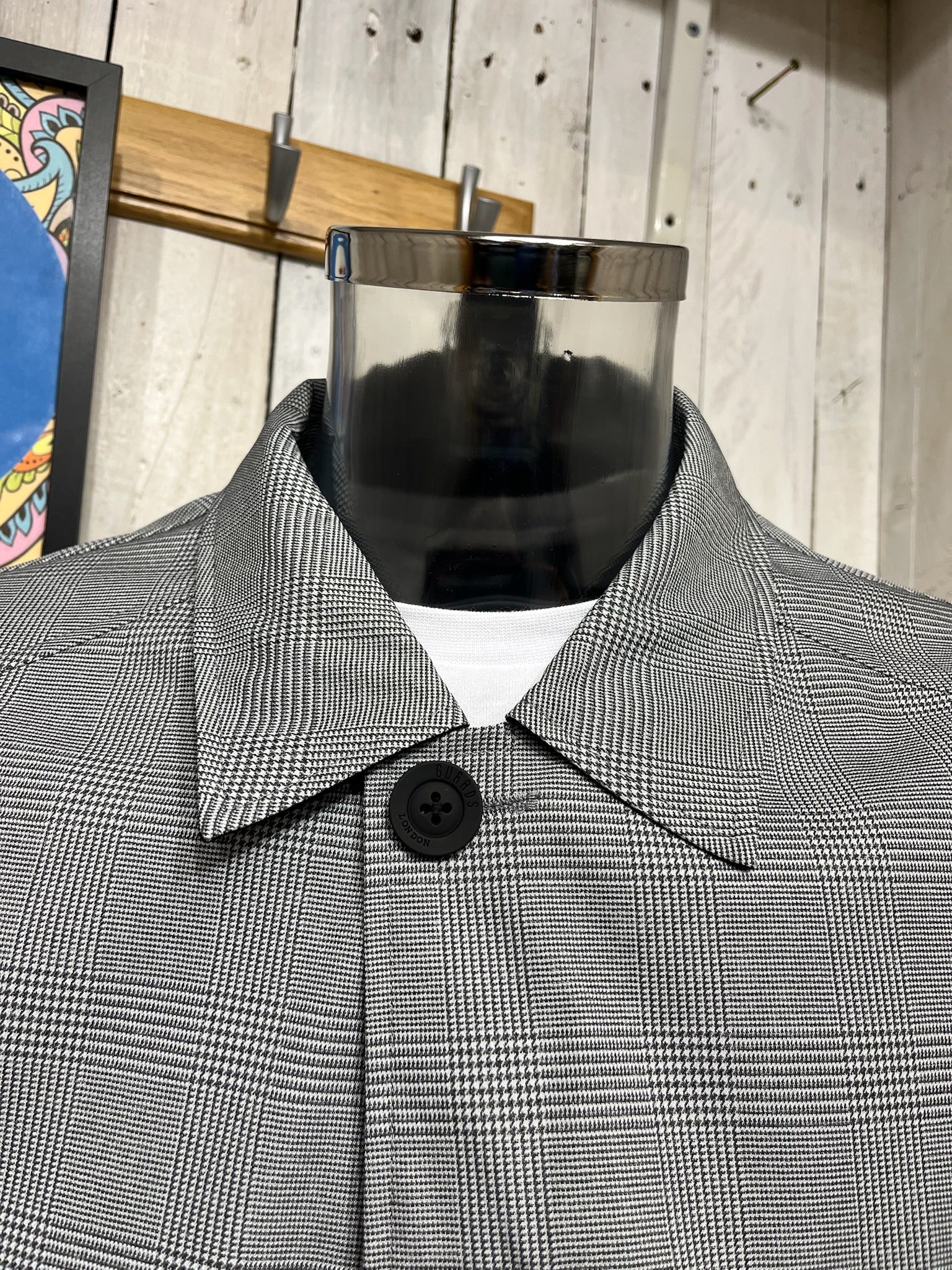 Guards of London Reversible Mac - Prince of Wales Check (100% Water Repellent) - Image 5