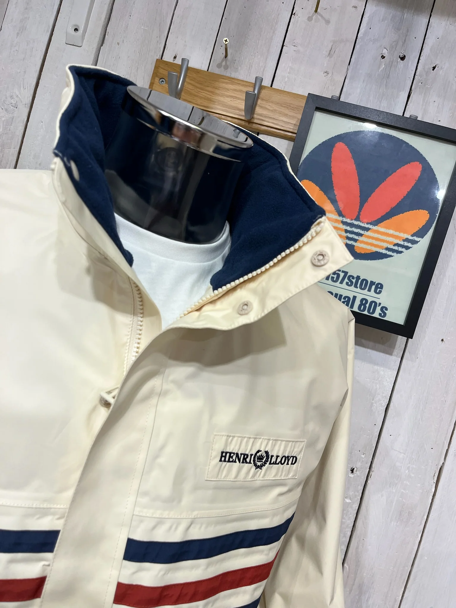 Henri Lloyd Freo Heritage Jacket - Aston Cream (Waterproof) - Image 7