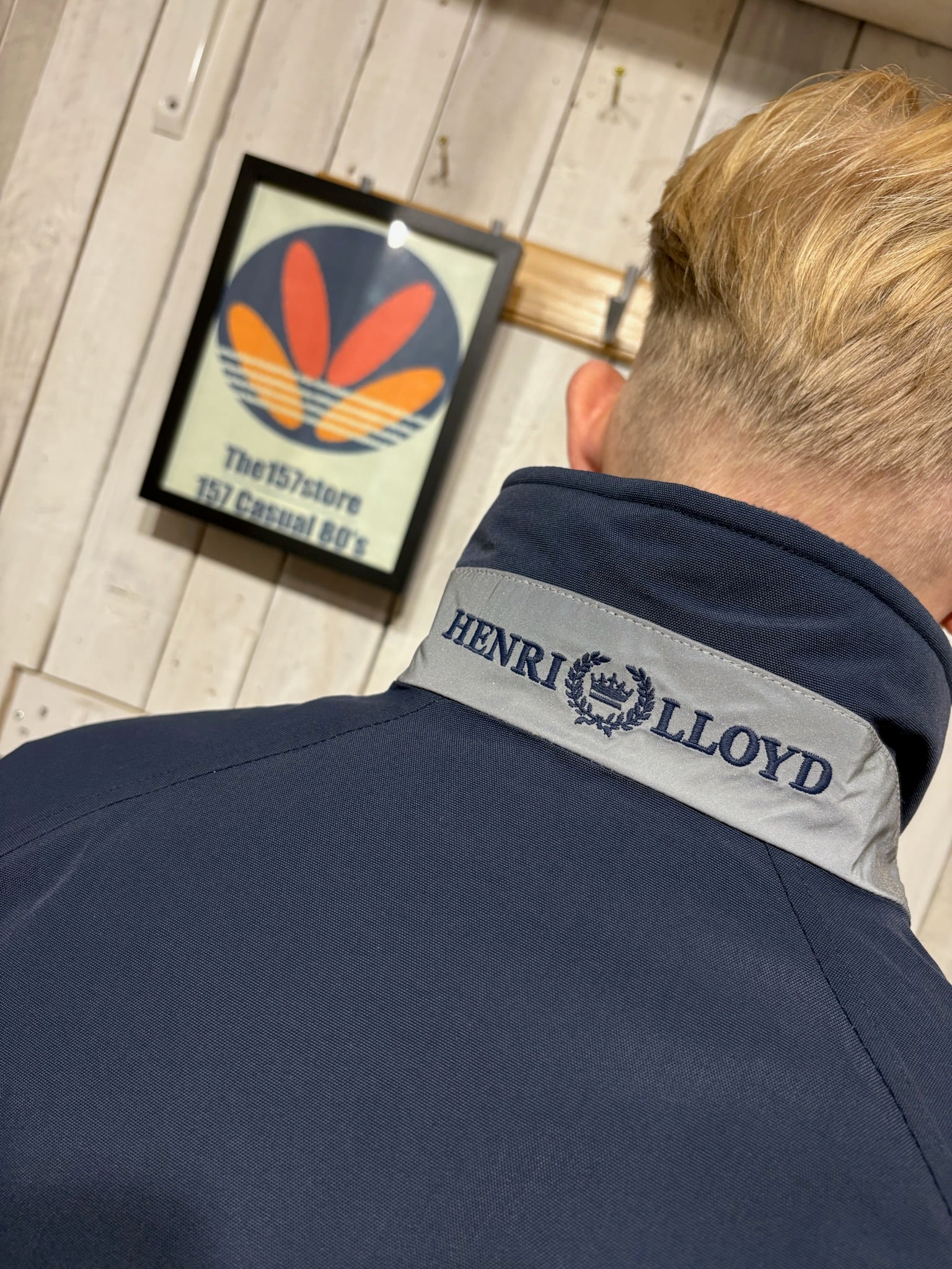 Henri Lloyd '90s JIB' Jacket - Navy (Waterproof + Fleece Lined) - Image 5